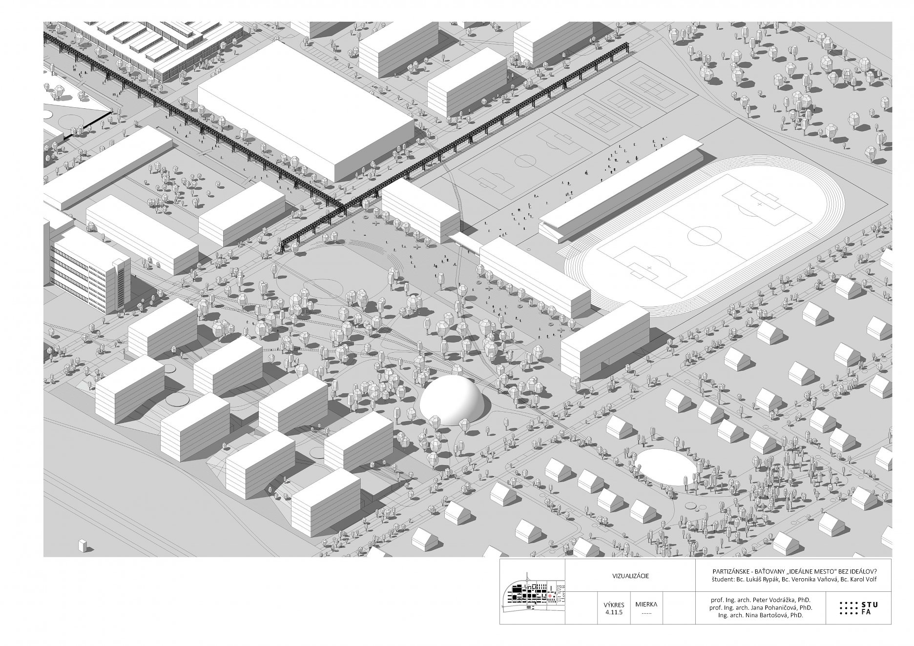 Partizánske  Baťovany工业区复兴设计方案丨斯洛伐克丨Bc. Lukáš Rypák等三人团队,与教授合作-68