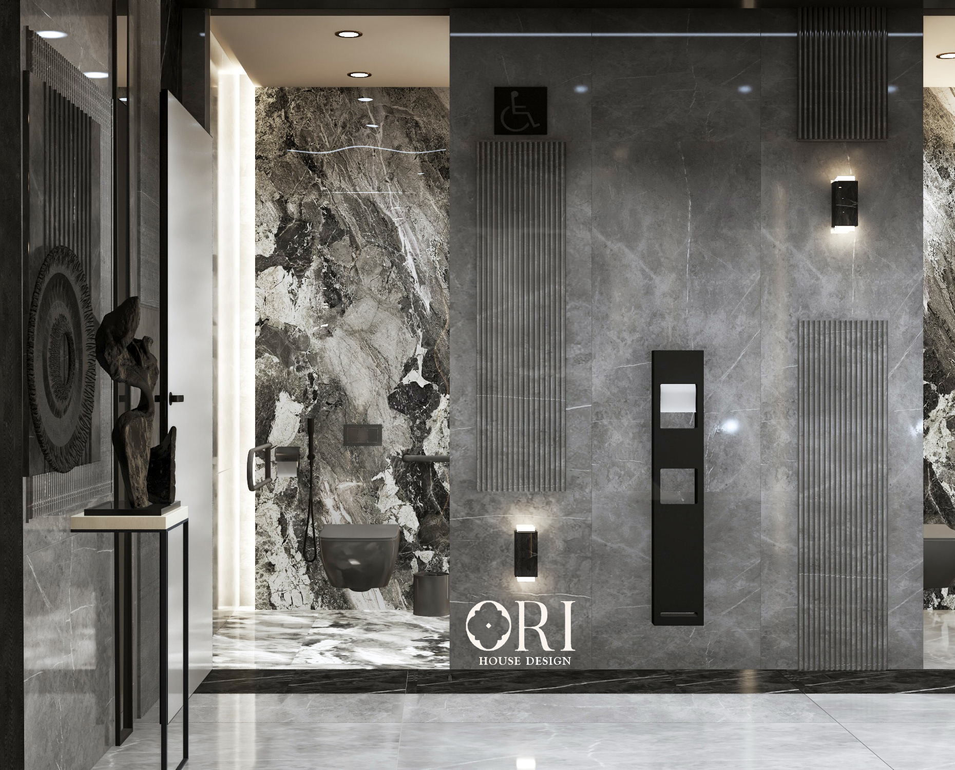 VIP BATHROOMS IN CONVENTION CENTER-8