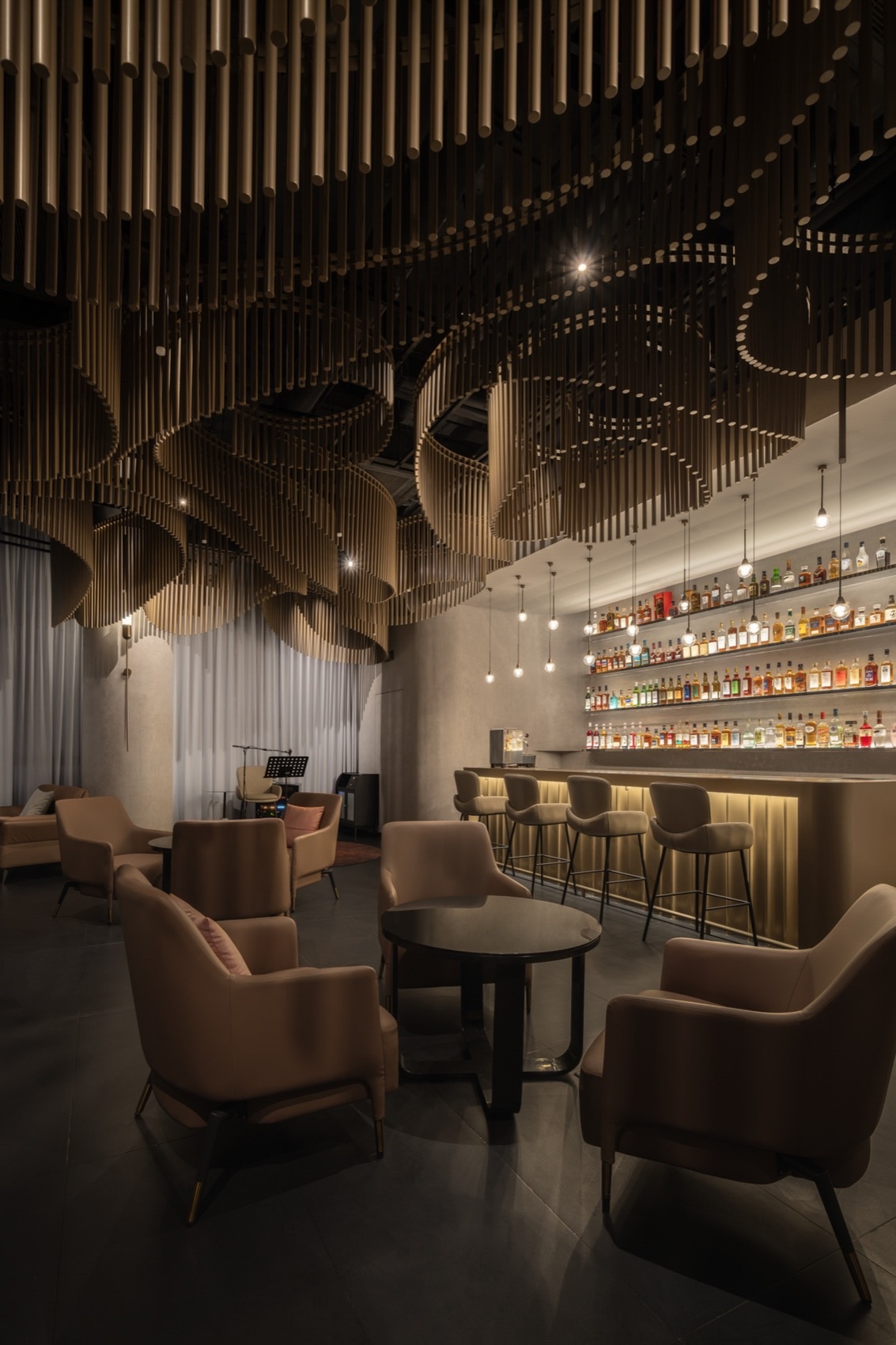 「葉LEAF」雪茄酒吧丨中国广州丨MARS星球建筑-10