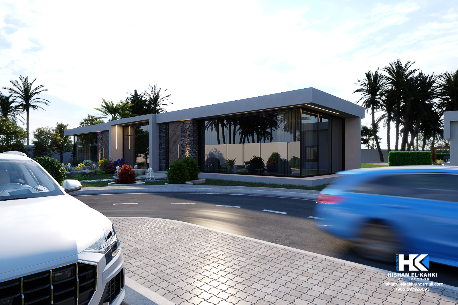 Exterior Modern Chalet With Rest Landscape Design-16