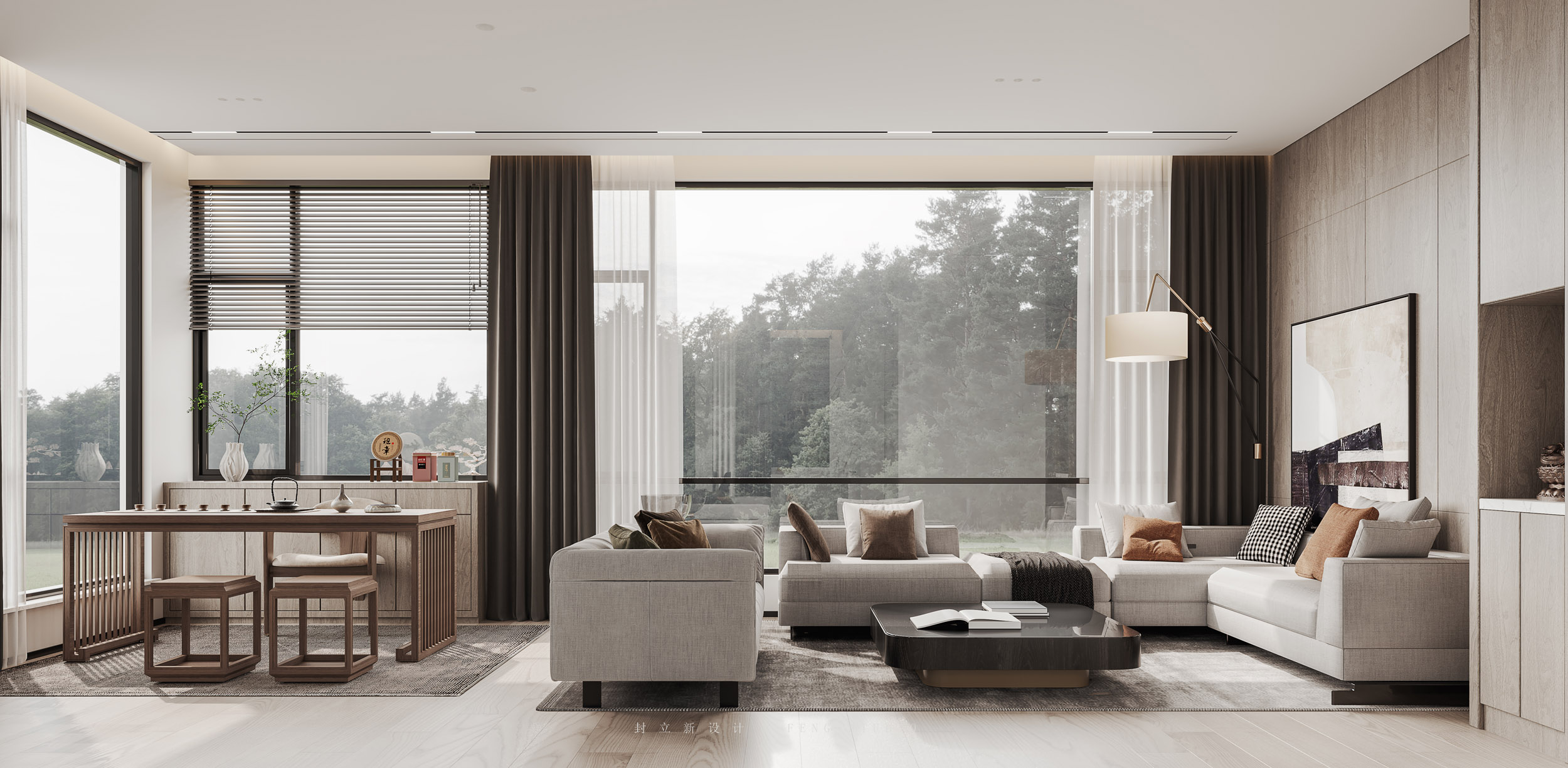 现代平层设计，光影韵律的优雅呈现-10