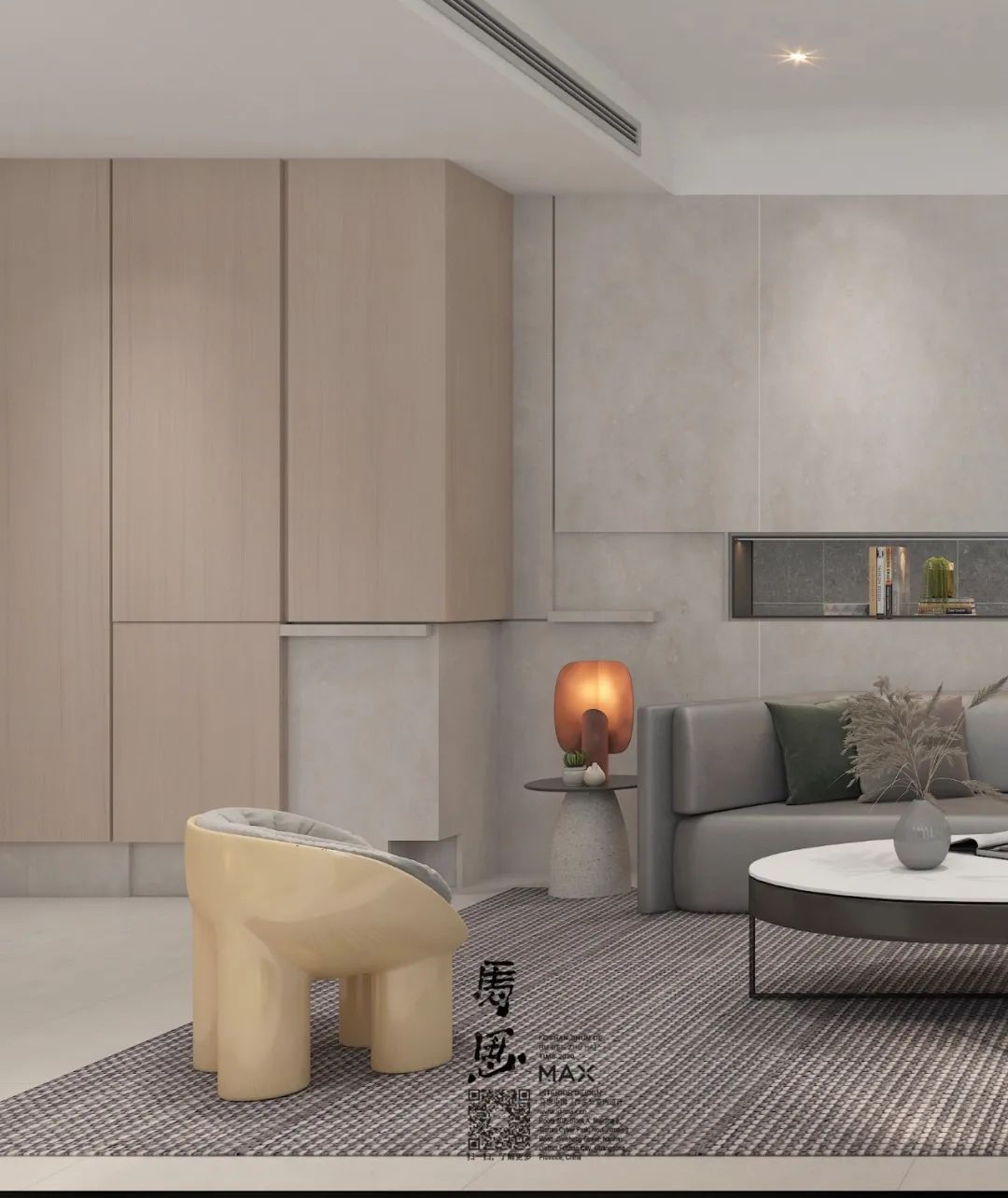 马思设计 | 现代风别墅,艺术与生活的完美融合-19