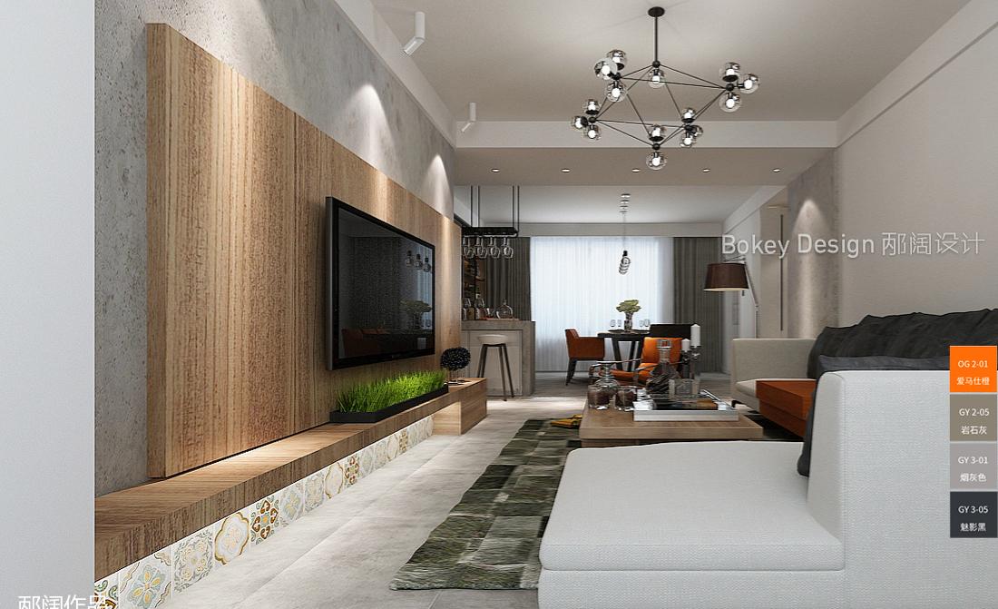 
雾灰与爱马仕橙，优雅轻奢范儿~ -1