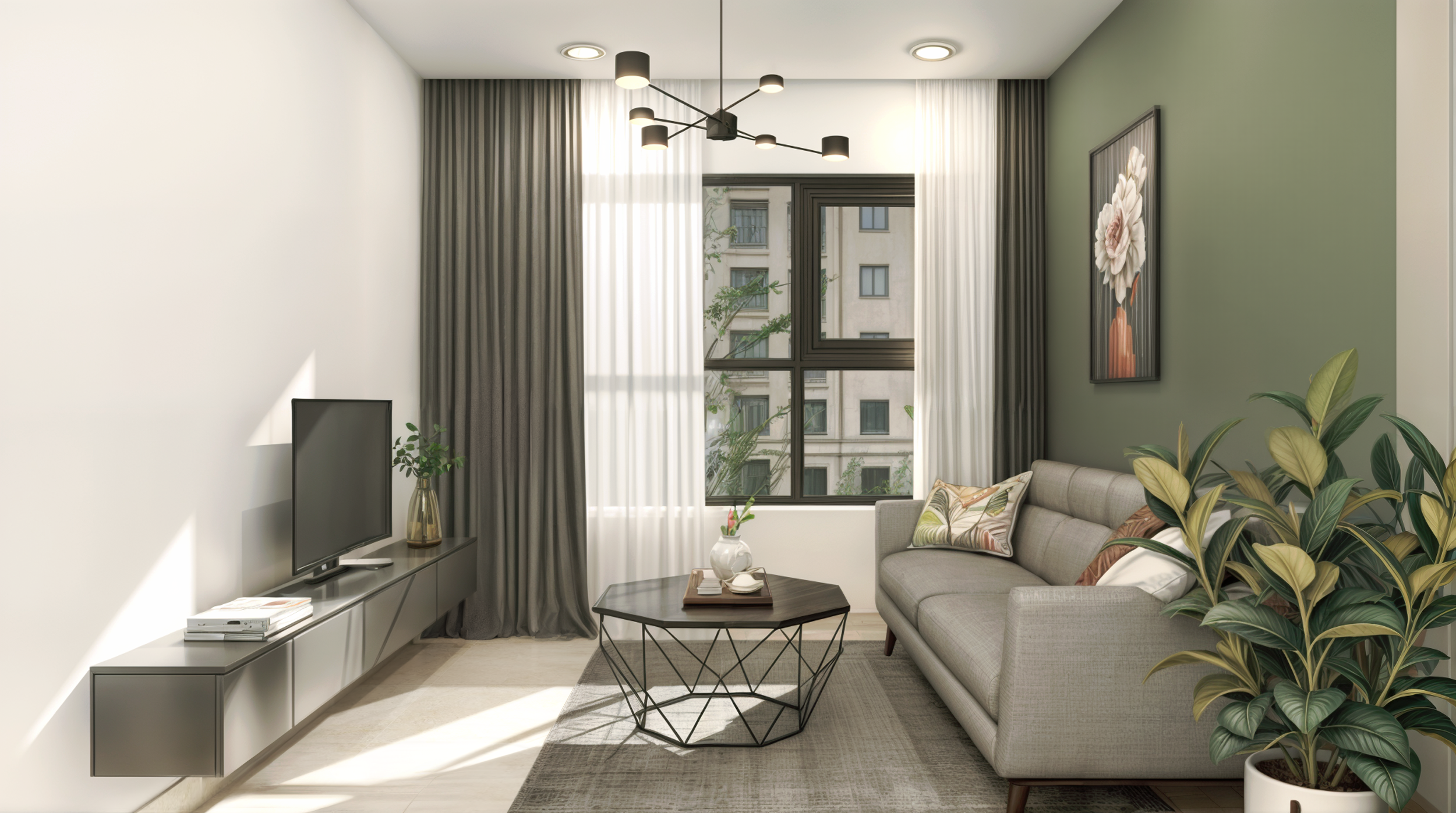 现代折纸风格室内设计丨越南胡志明市-13