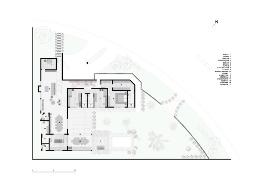 巴西 Casa 博斯克 | 家庭度假屋的室内设计之旅-38
