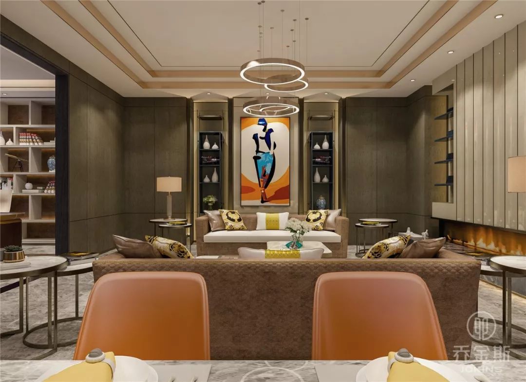 乔金斯秦皇岛展厅 | 轻奢新中式欧美风家居艺术-10