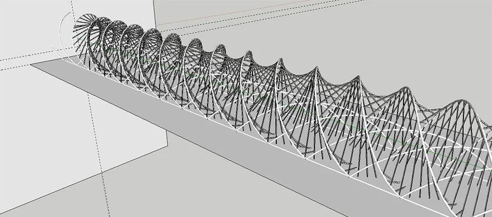 双螺旋桥建模思路与设计亮点分享-21