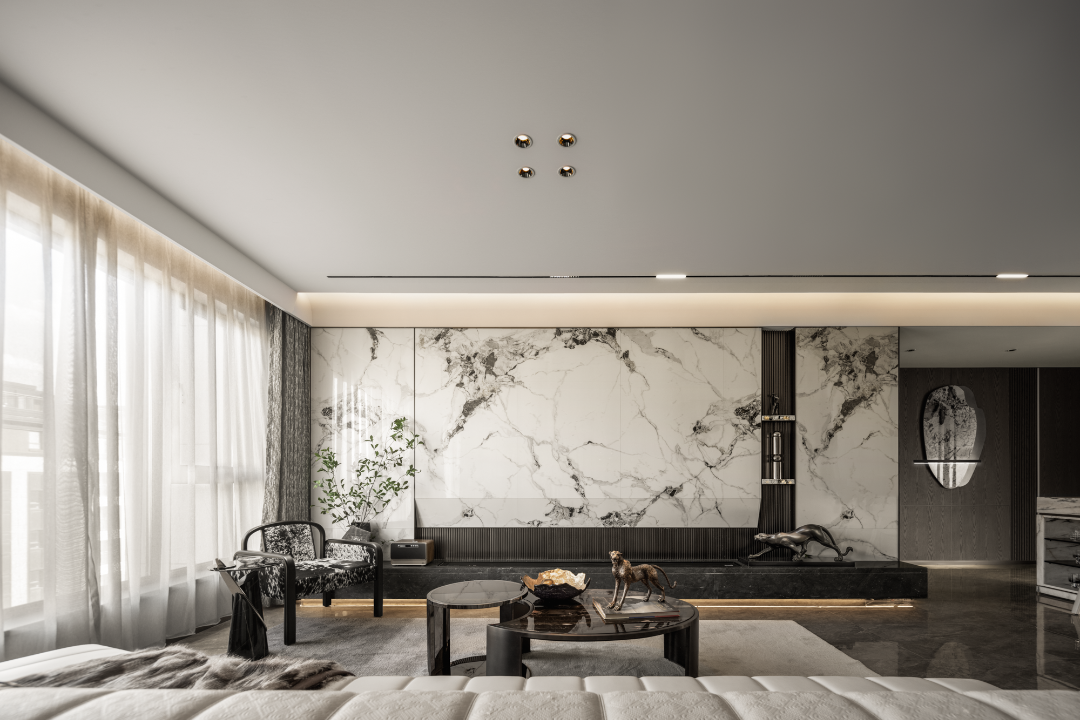 沈阳龙湖双珑原著 129 样板间丨中国沈阳丨上海井言建筑室内设计有限公司,北京靳朝晖设计有限公司-9