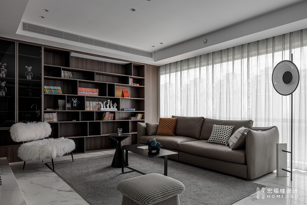 现代风格家庭住宅设计丨中国成都丨成都宏福樘设计-30