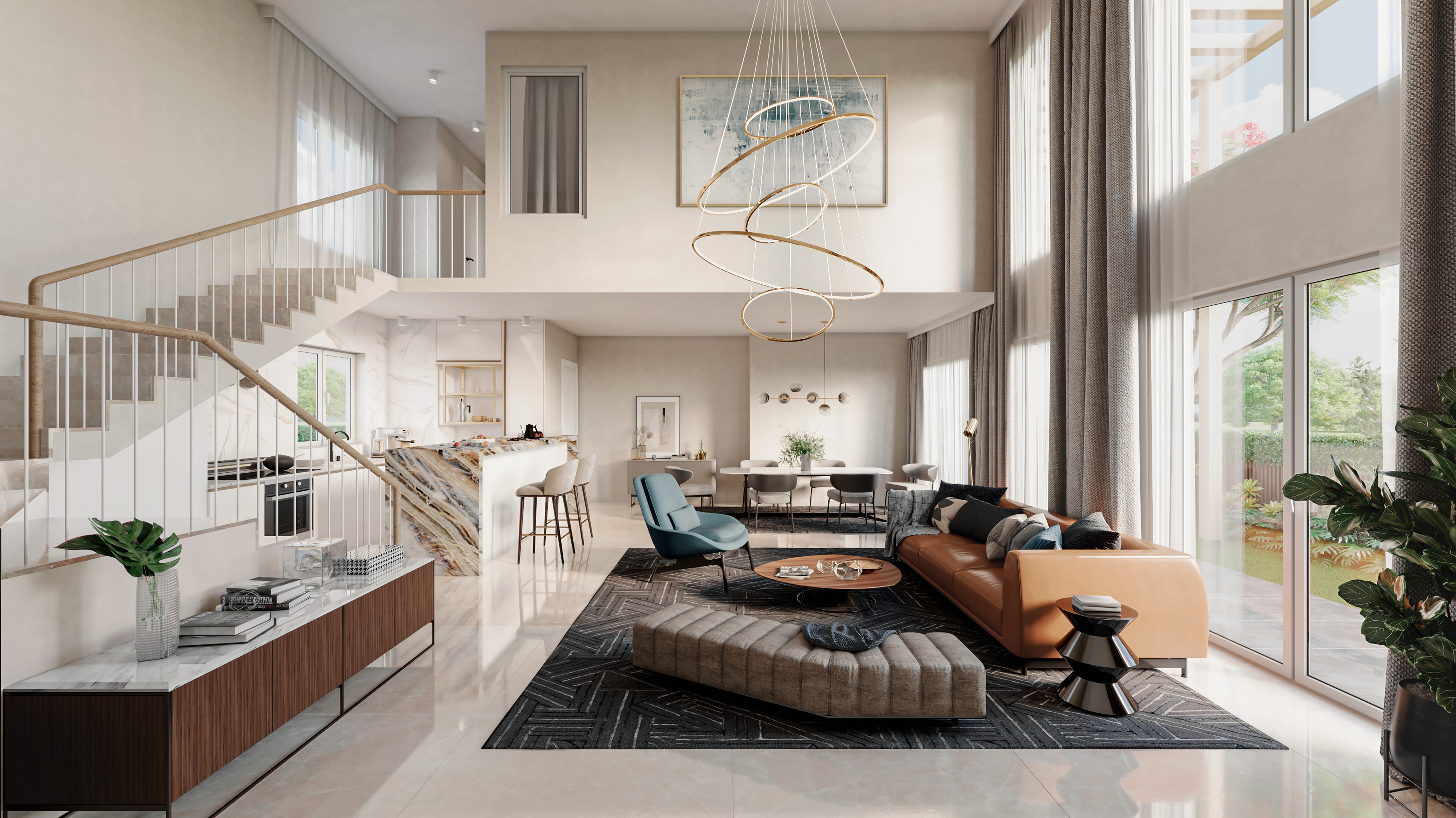 多户家庭室内效果图丨EgyptCairo丨VisEngine Digital Solutions-8