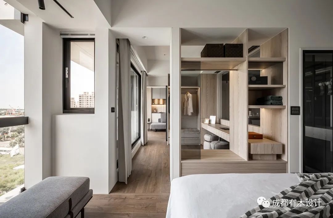 窗光下的回字动线质感宅丨六木-42