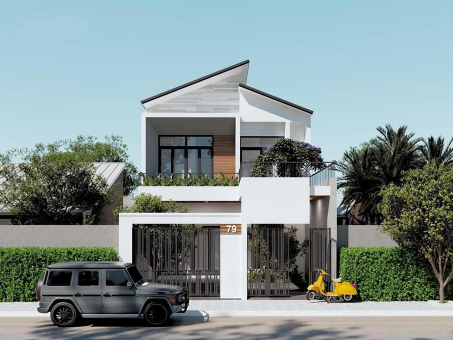 35套二层坡顶别墅设计方案丨NEOHouse vn-12