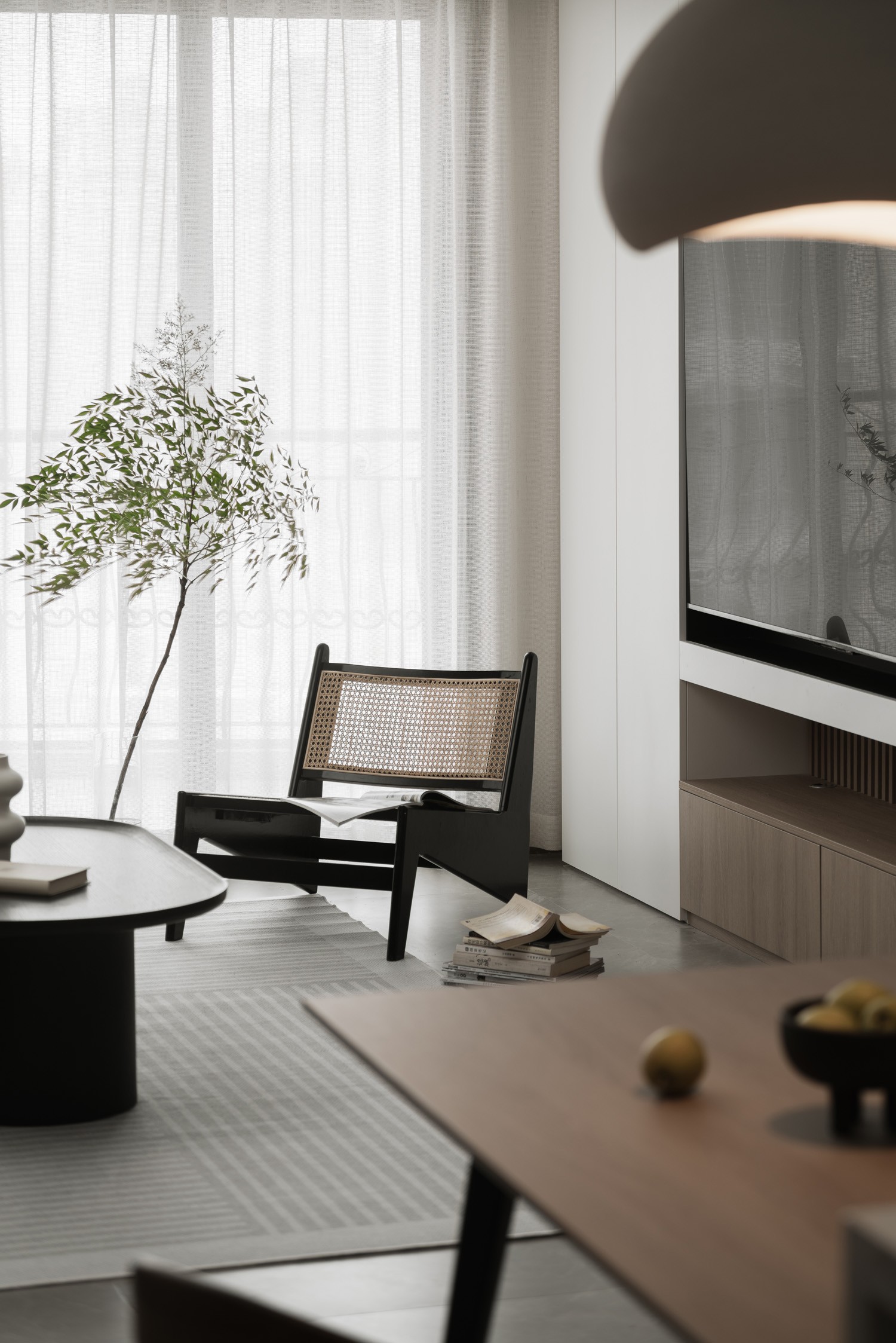 暖色现代风小户型装修案例丨中国重庆丨琢信装饰-2