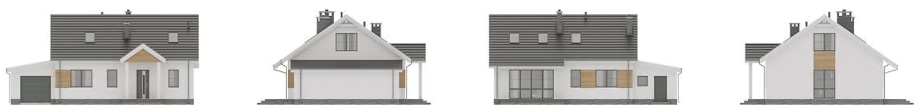 现代带阁楼房屋项目-22