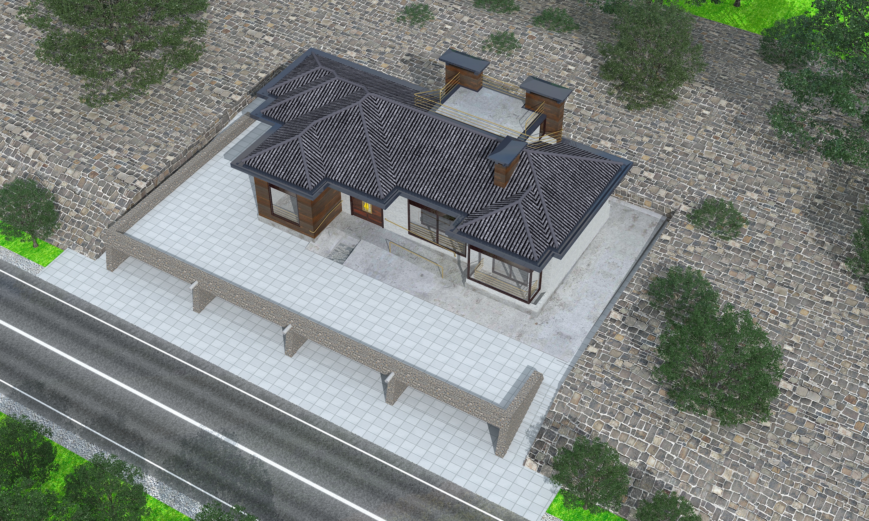 狮子座别墅设计-19