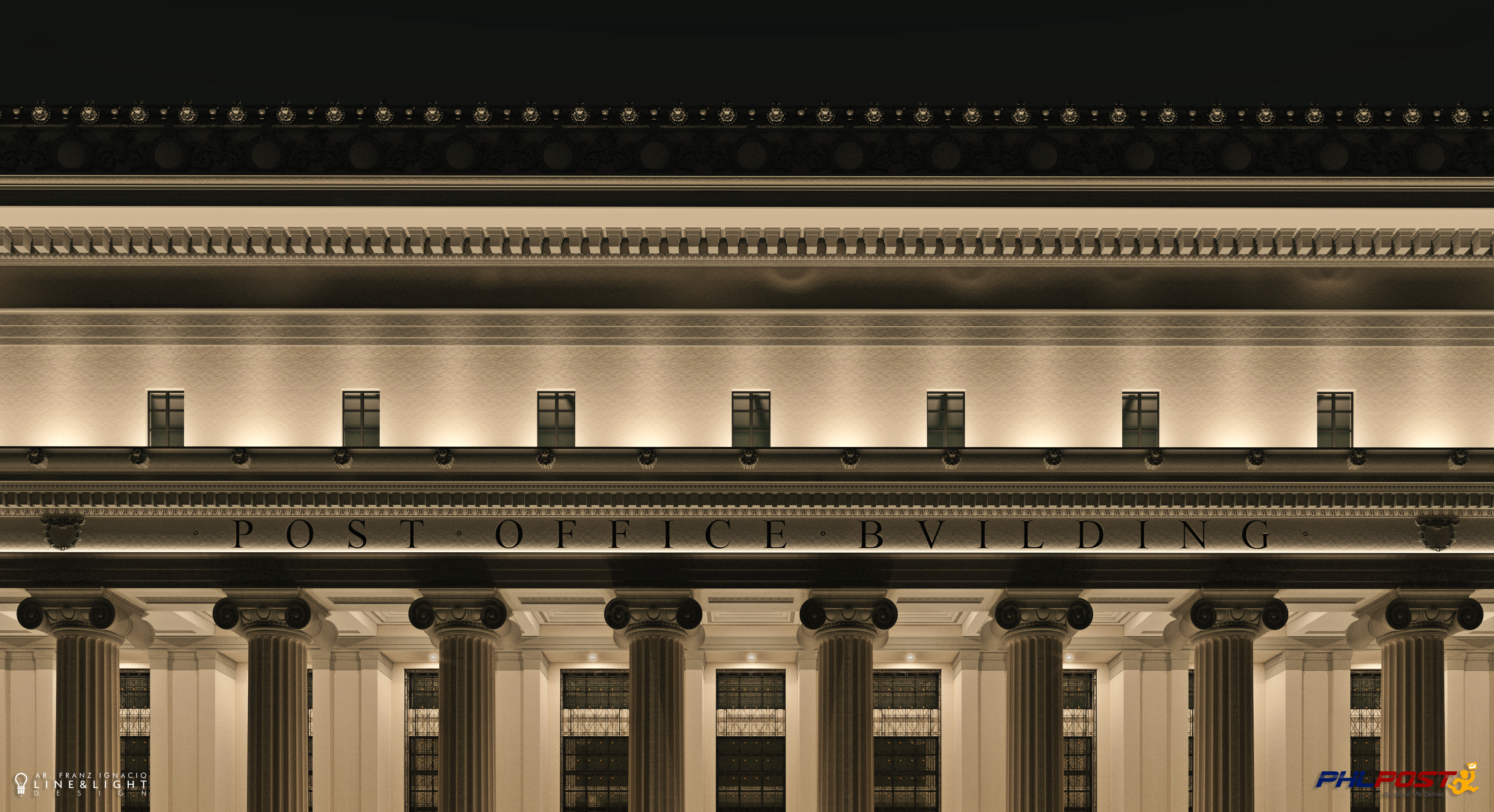 Manila Central Post Office Buidling - Night Renders-8