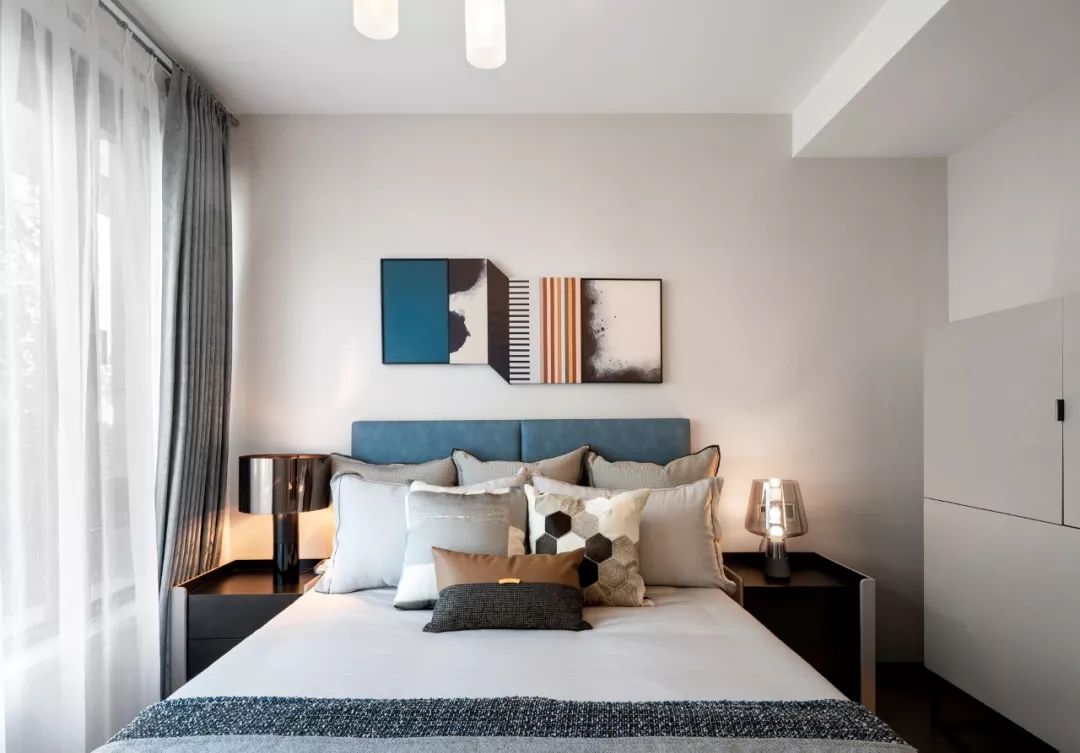 蒂芙尼蓝++ 山茶白，双色公寓演绎高品质生活-43