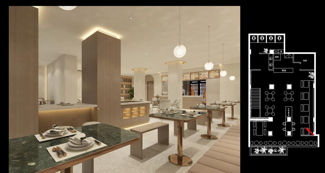 现代工业风格餐厅设计-6