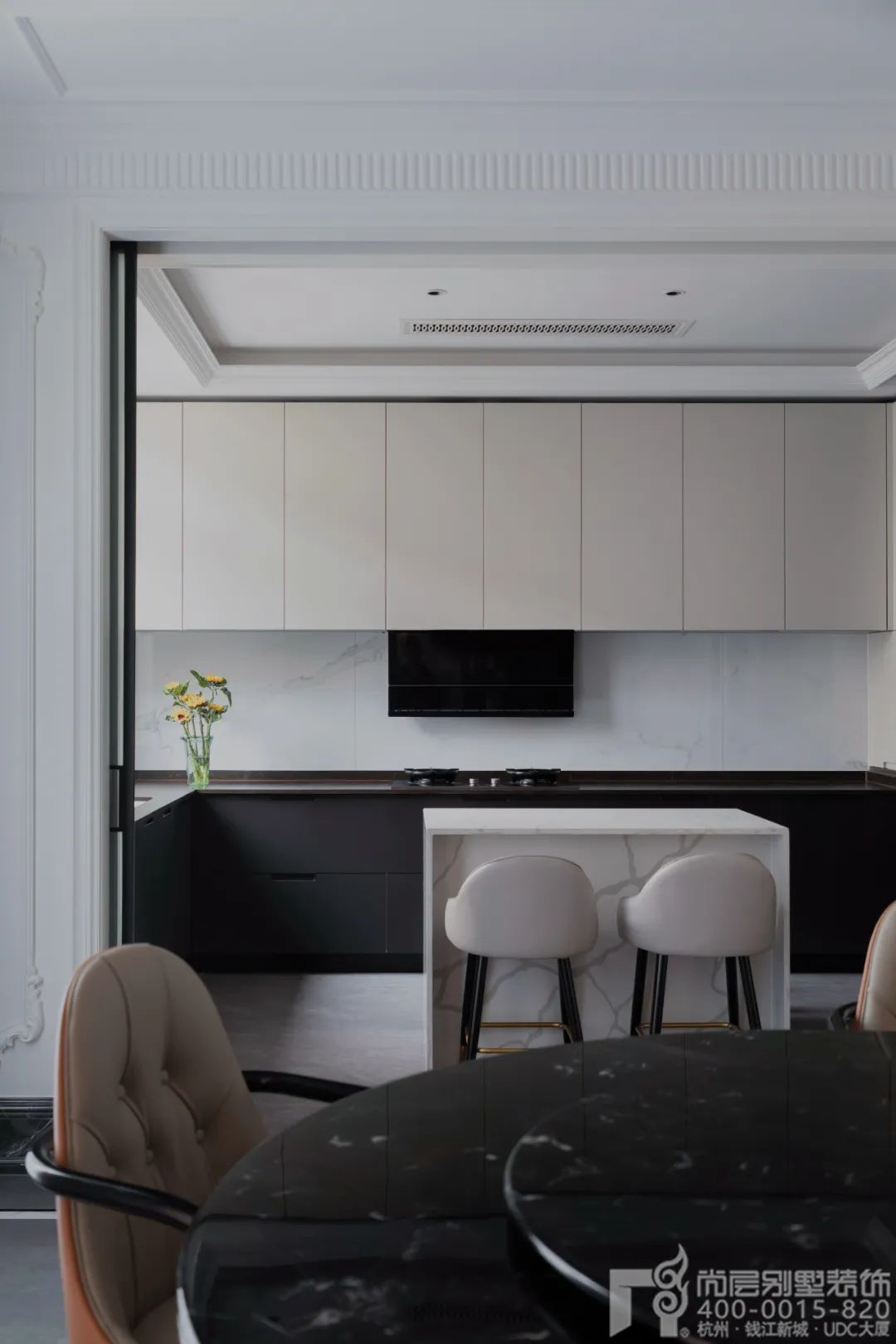 法式浪漫温馨别墅设计丨尚层别墅装饰-35