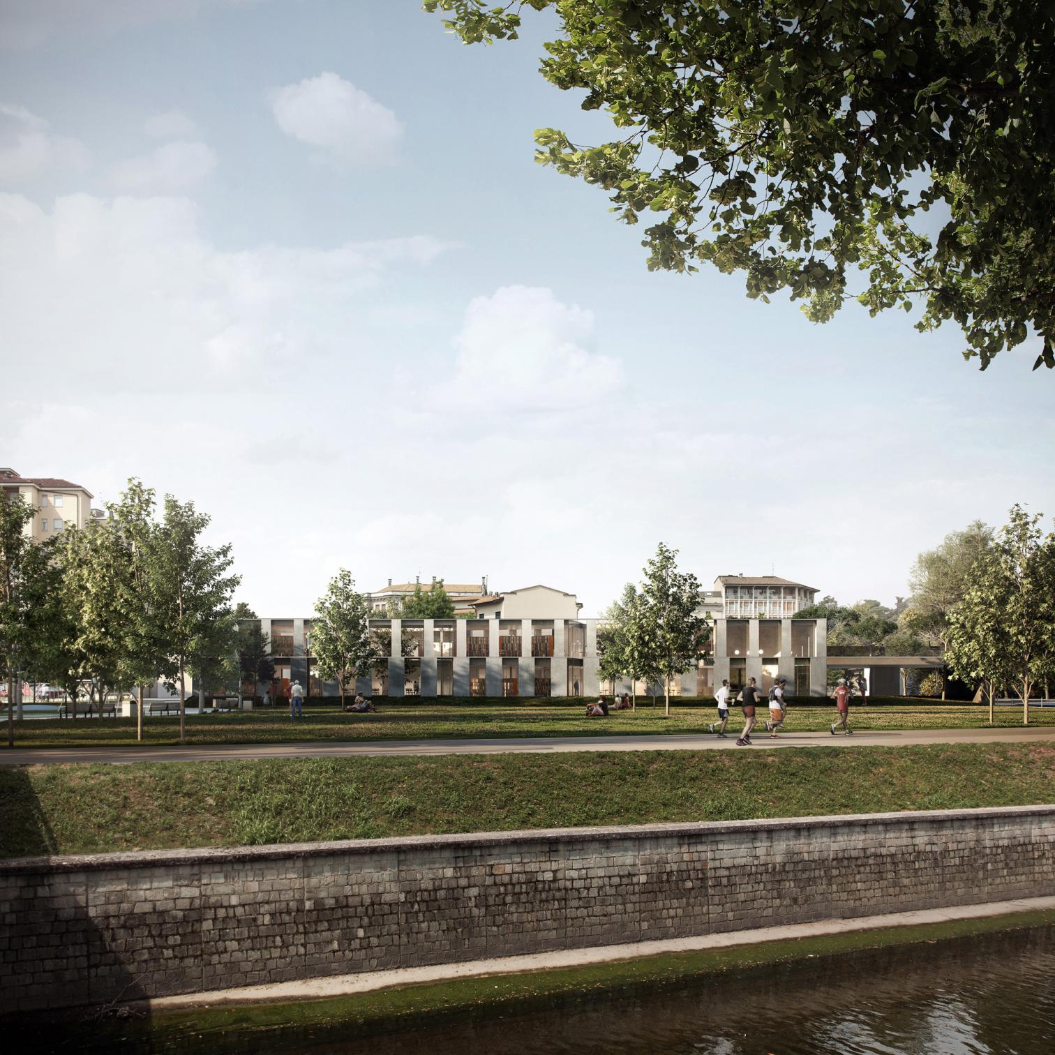 米兰近郊文化新地标 | 紧凑型文化中心设计-2