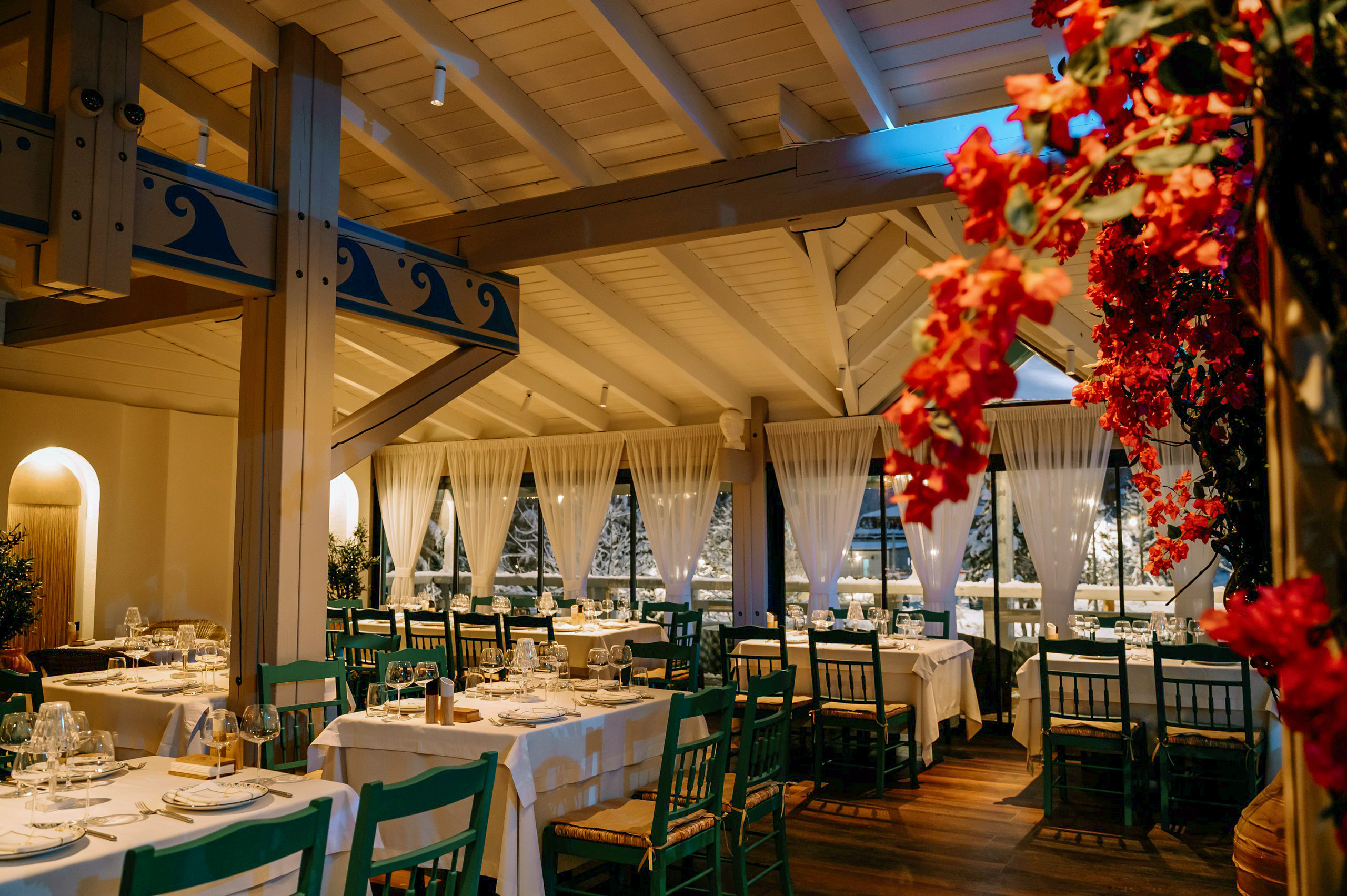 Greek restaurant interior design-2
