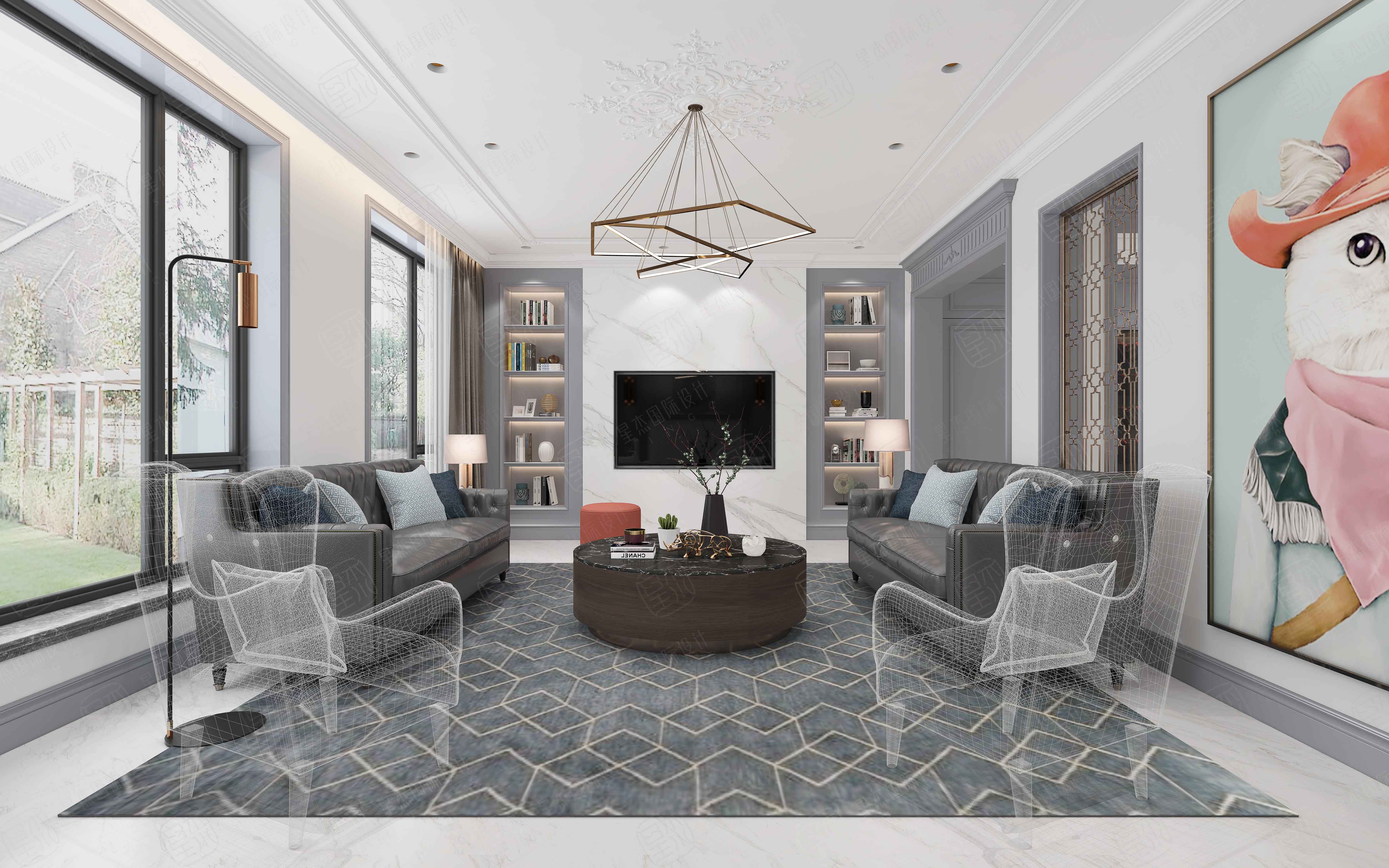 铜雀台别墅 | 简美风格与实用性的完美融合-12