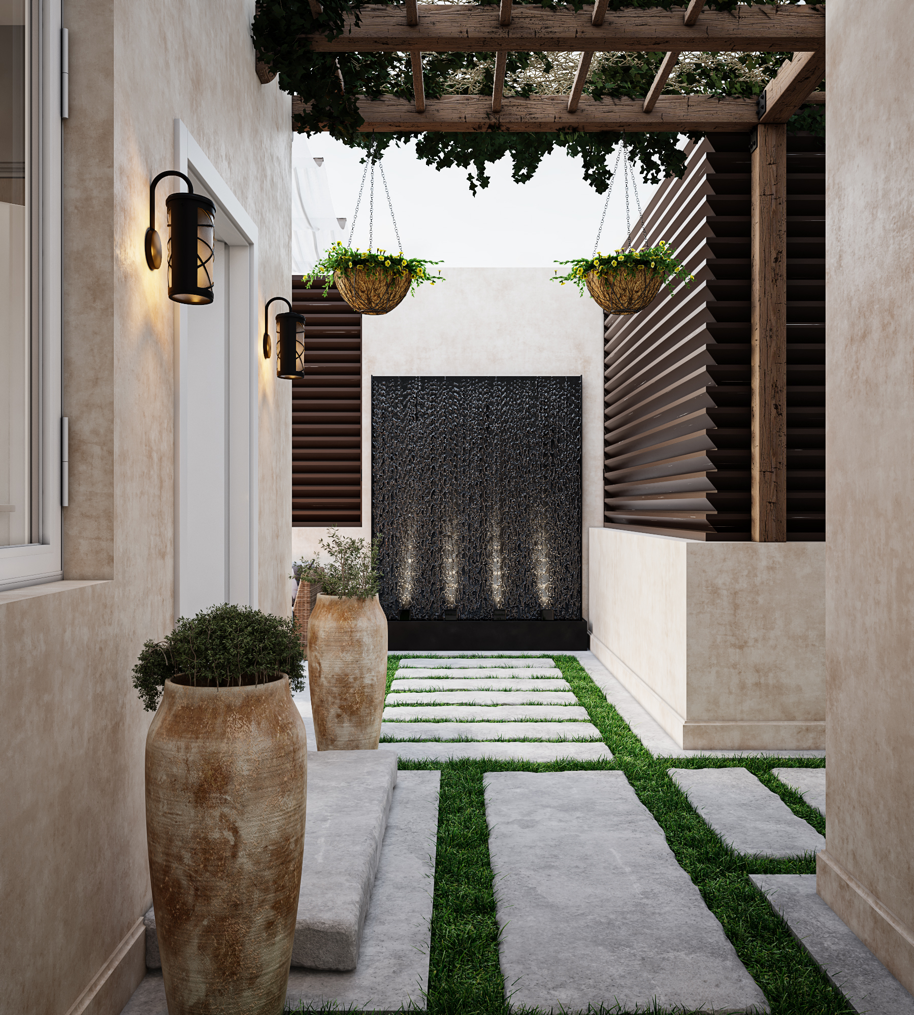 私人别墅屋顶户外休息区设计-3