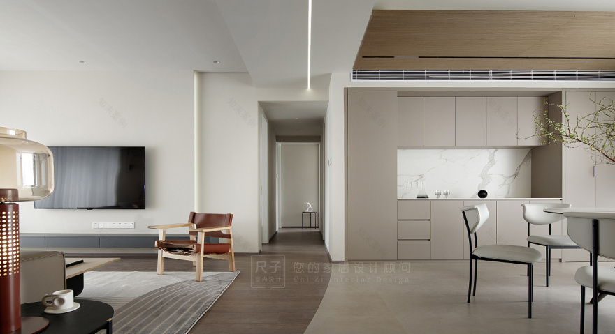 简约侘寂风家居设计丨中国深圳丨尺子室内设计-36