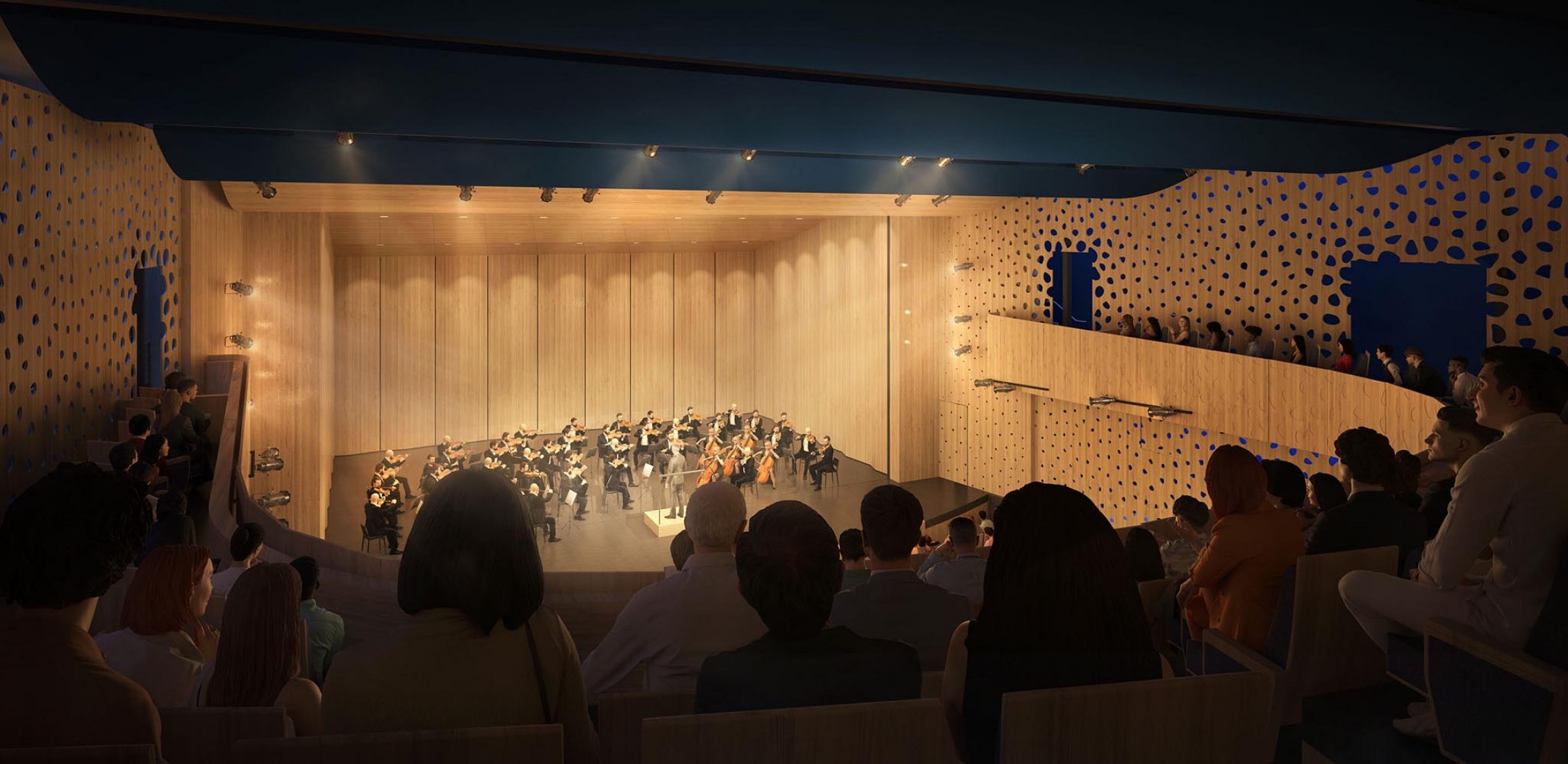 旧金山城市学院迭戈·里维拉剧院丨美国丨LMN Architects,TEF Design-22