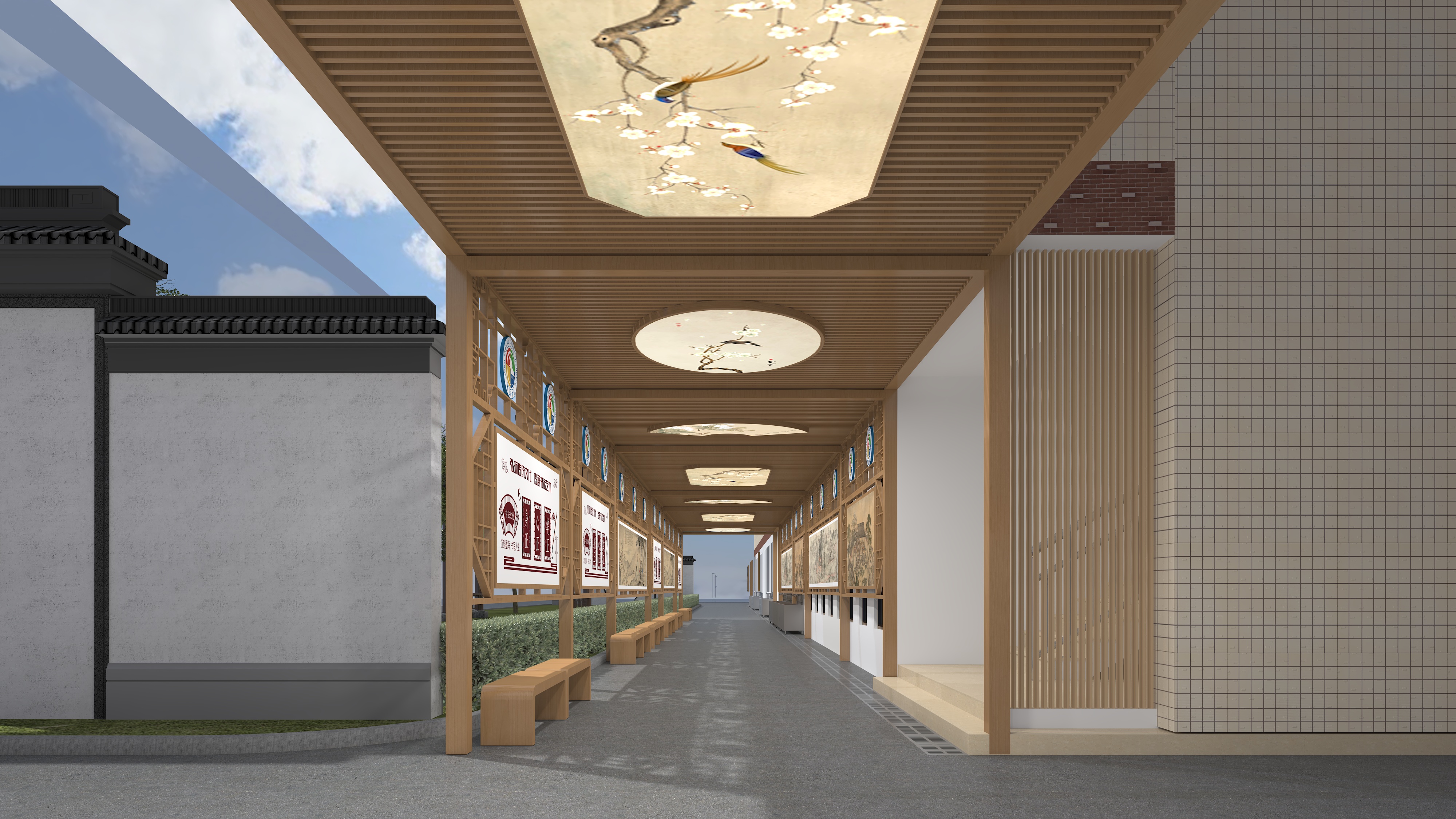 某校艺术长廊设计-16