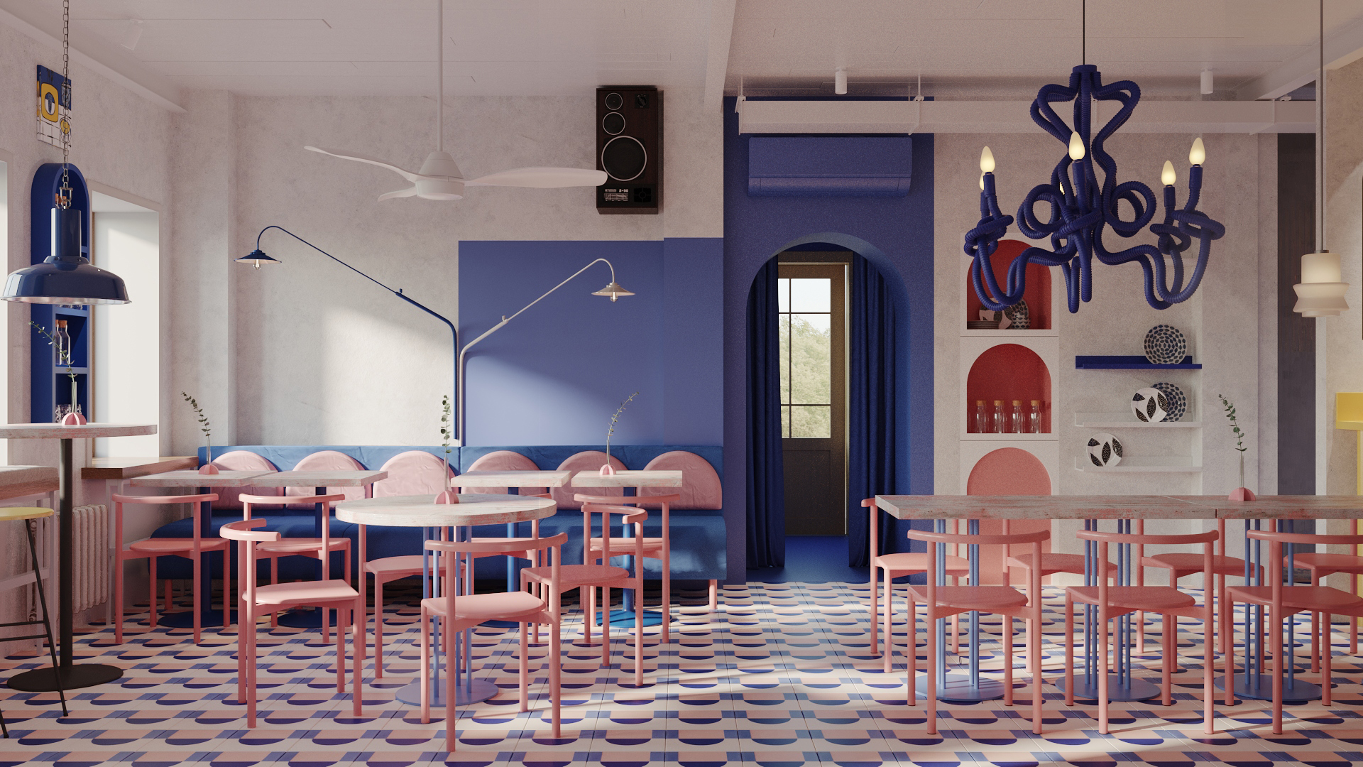 ABU GOSH 咖啡馆室内设计丨俄罗斯莫斯科丨STUDIO SHOO-22