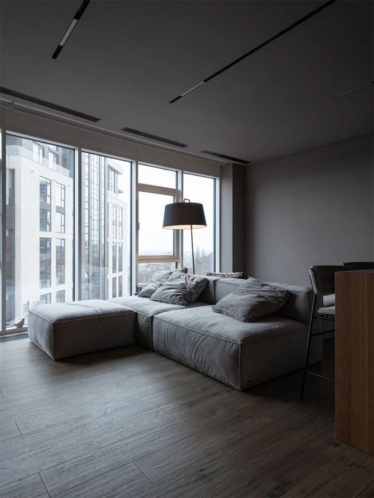 简约灰色调,打造高级感单身公寓-1
