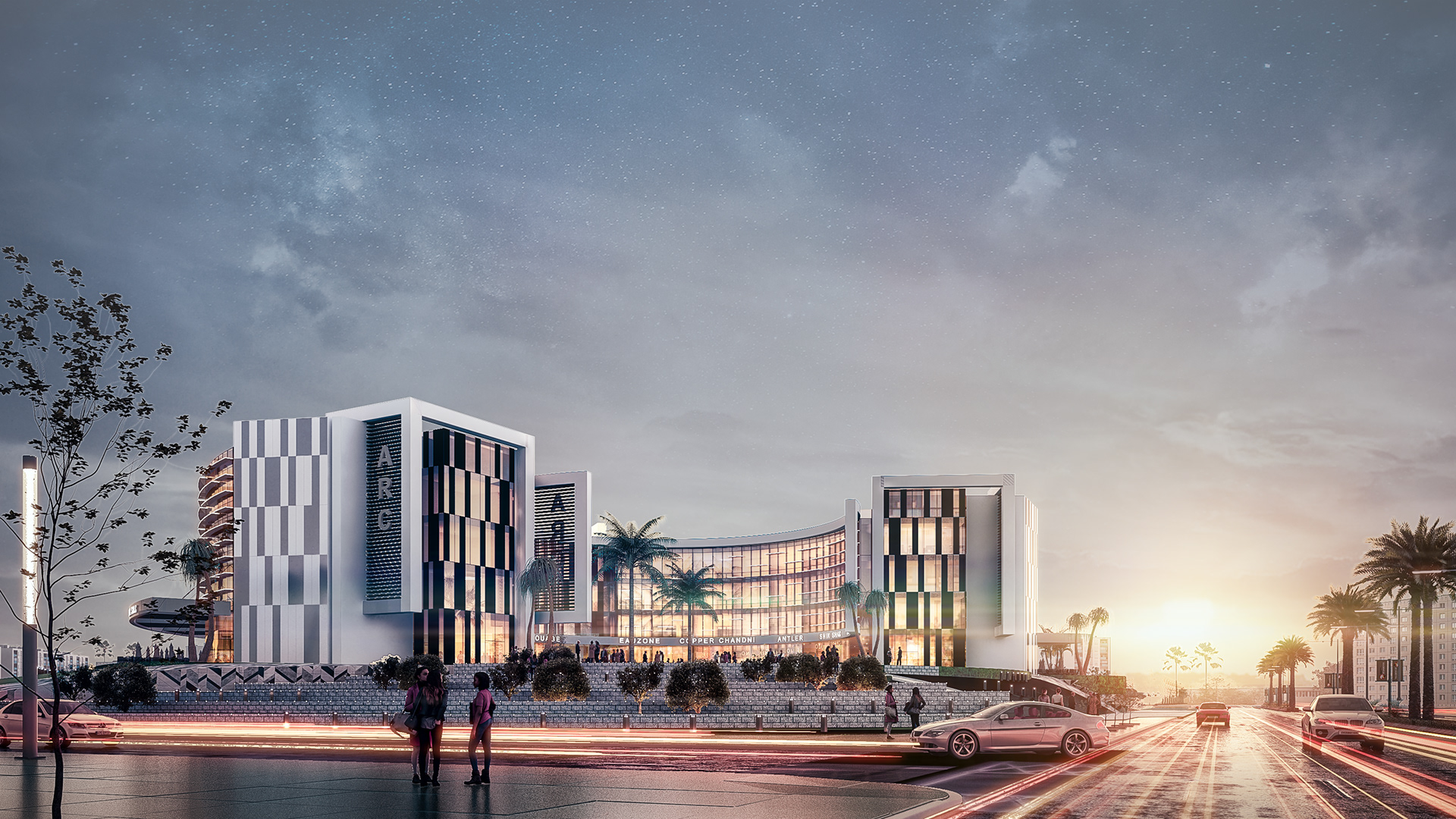 弧状办公大楼丨埃及开罗丨Mimar Egypt-14