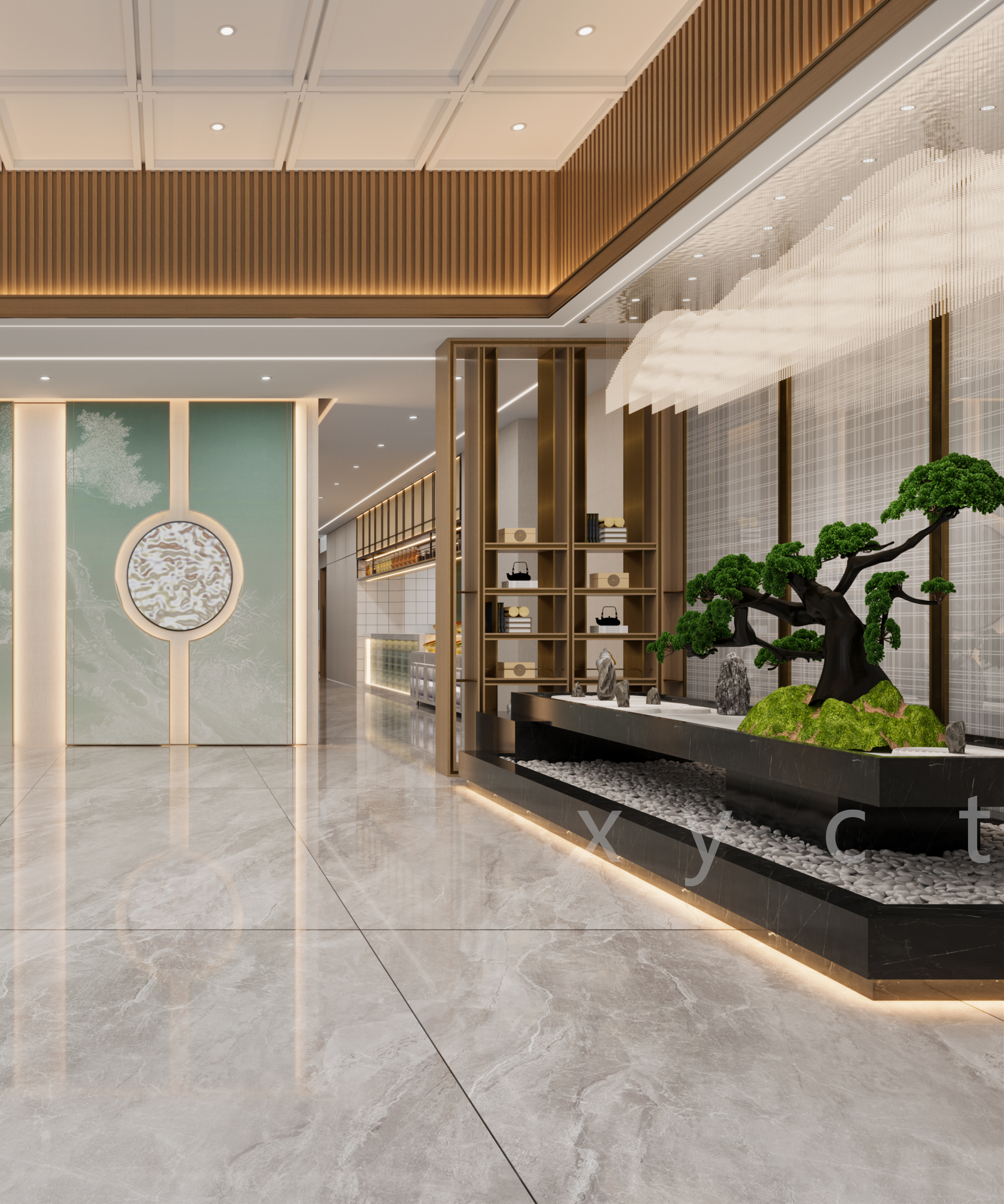 现代轻奢餐厅  民以食为天  食以安为先-0