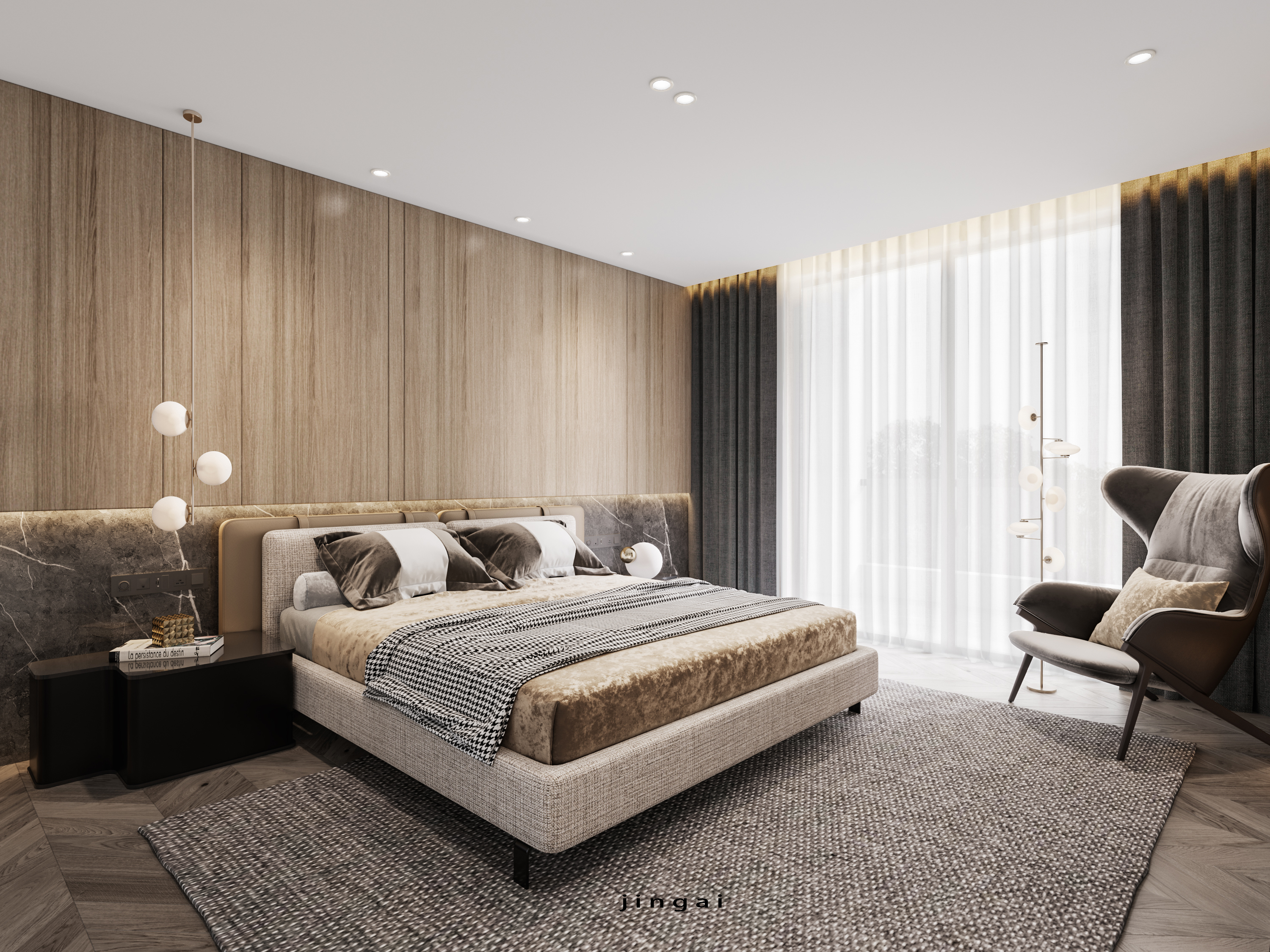 现代简约别墅设计 | CR 渲染器与 PSCC 的完美结合-18