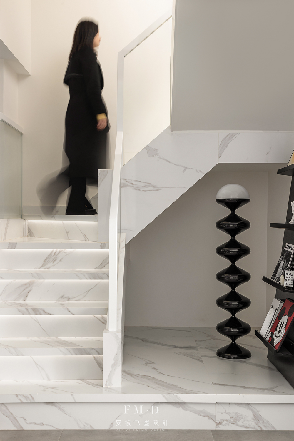 奶油风复式住宅丨中国滁州丨飞墨设计组-55