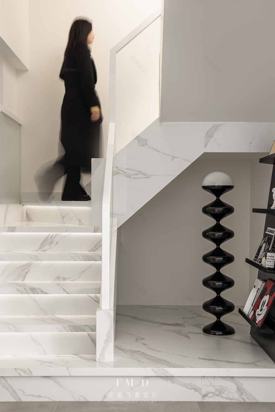 奶油风复式住宅丨中国滁州丨飞墨设计组-55