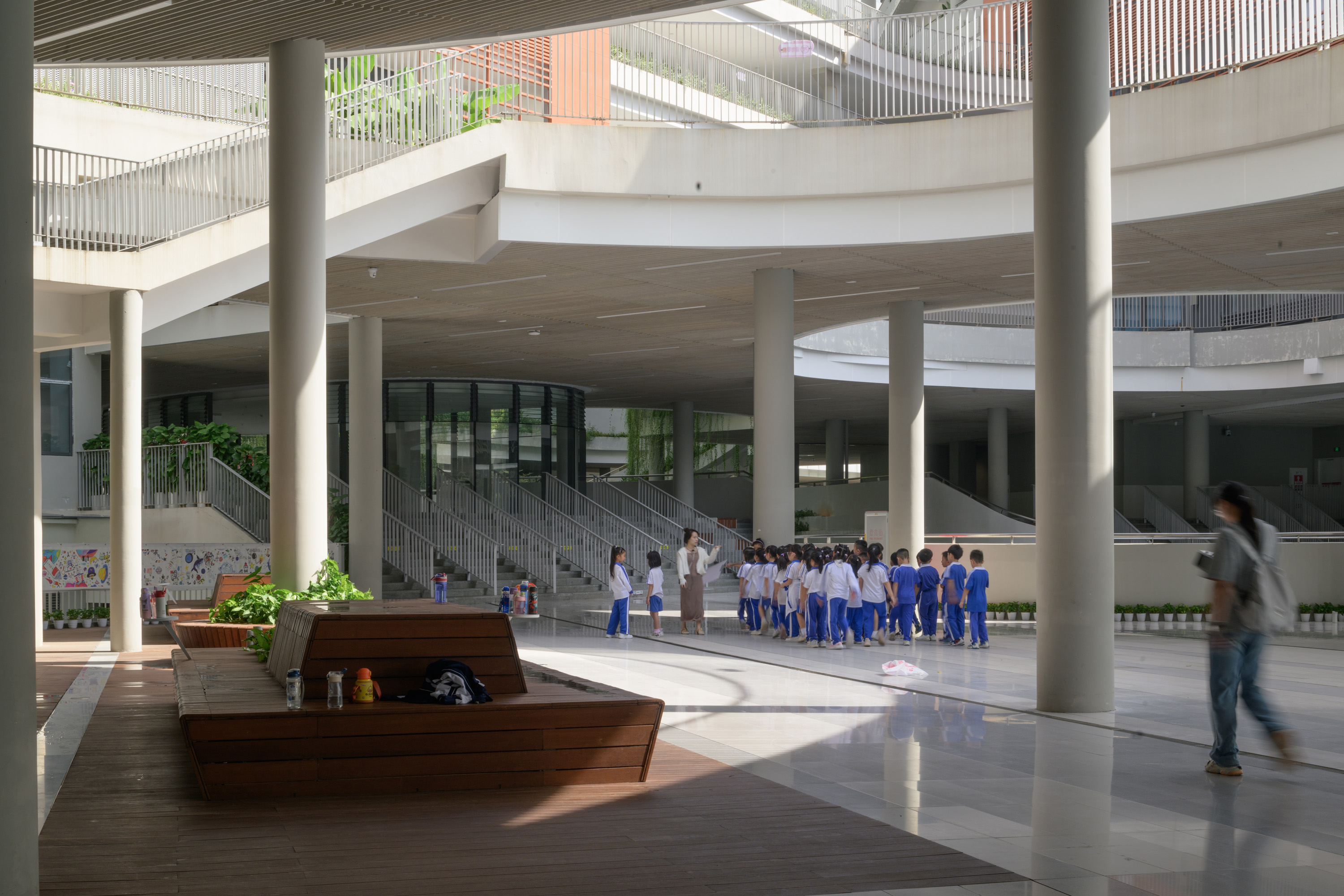 红岭教育集团 华富实验学校丨中国深圳丨大小景观,深圳市建筑设计研究总院有限公司,广州天泓-185