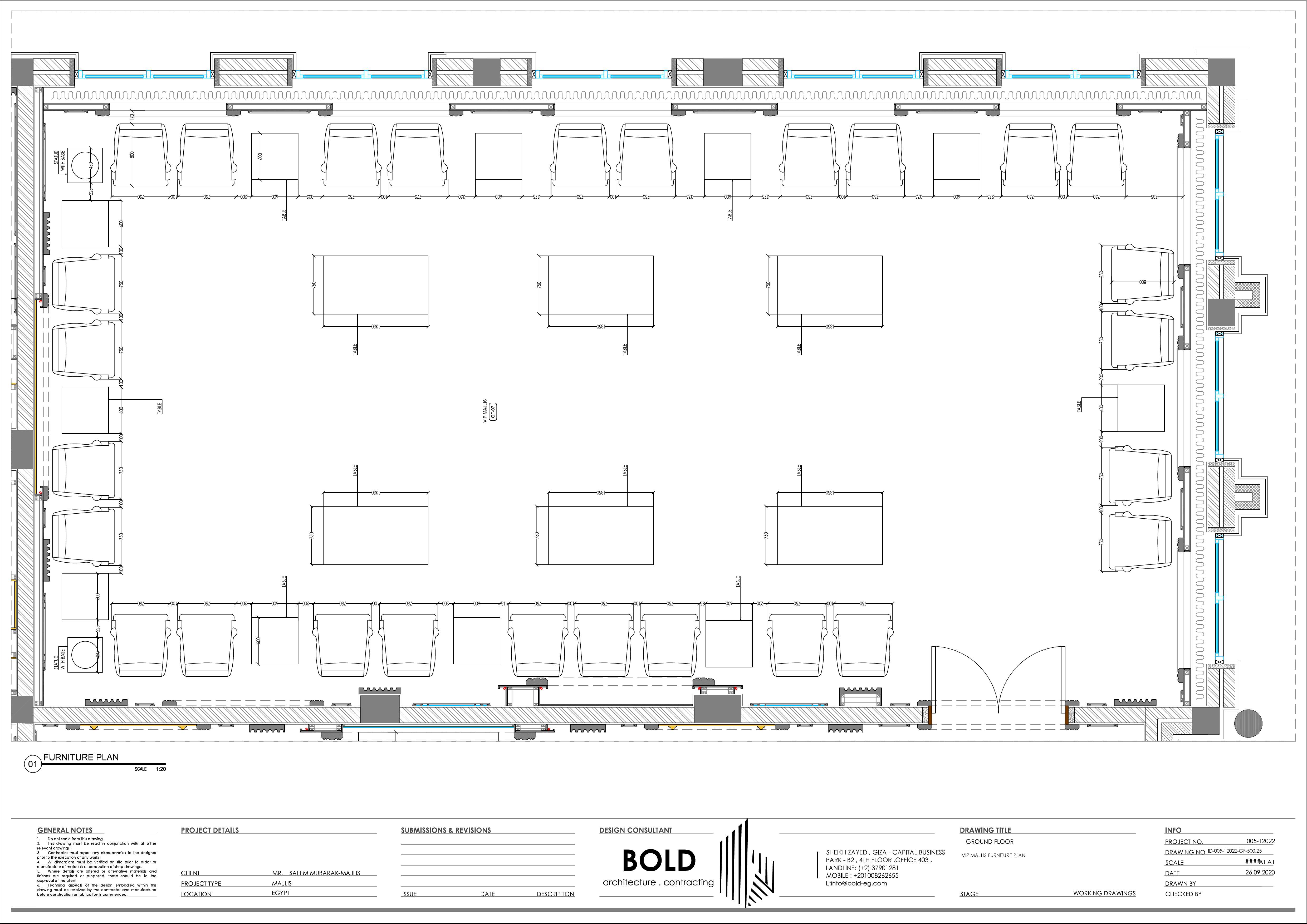 贵宾 majlis 技术图纸丨卡塔尔丨BOLD.CO.-6