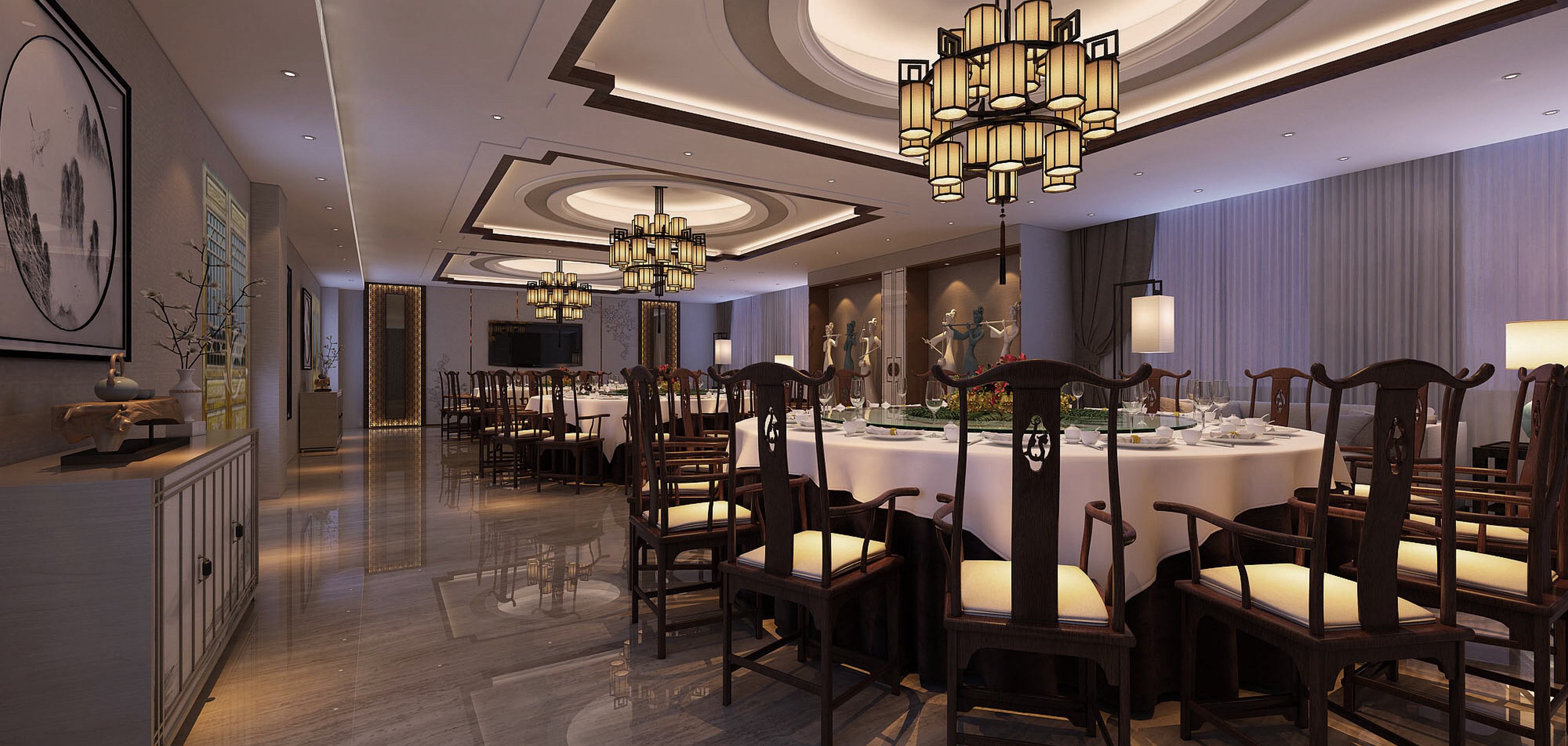 燕青酒店餐厅 | 刘双斌的江南园林雅致设计-49