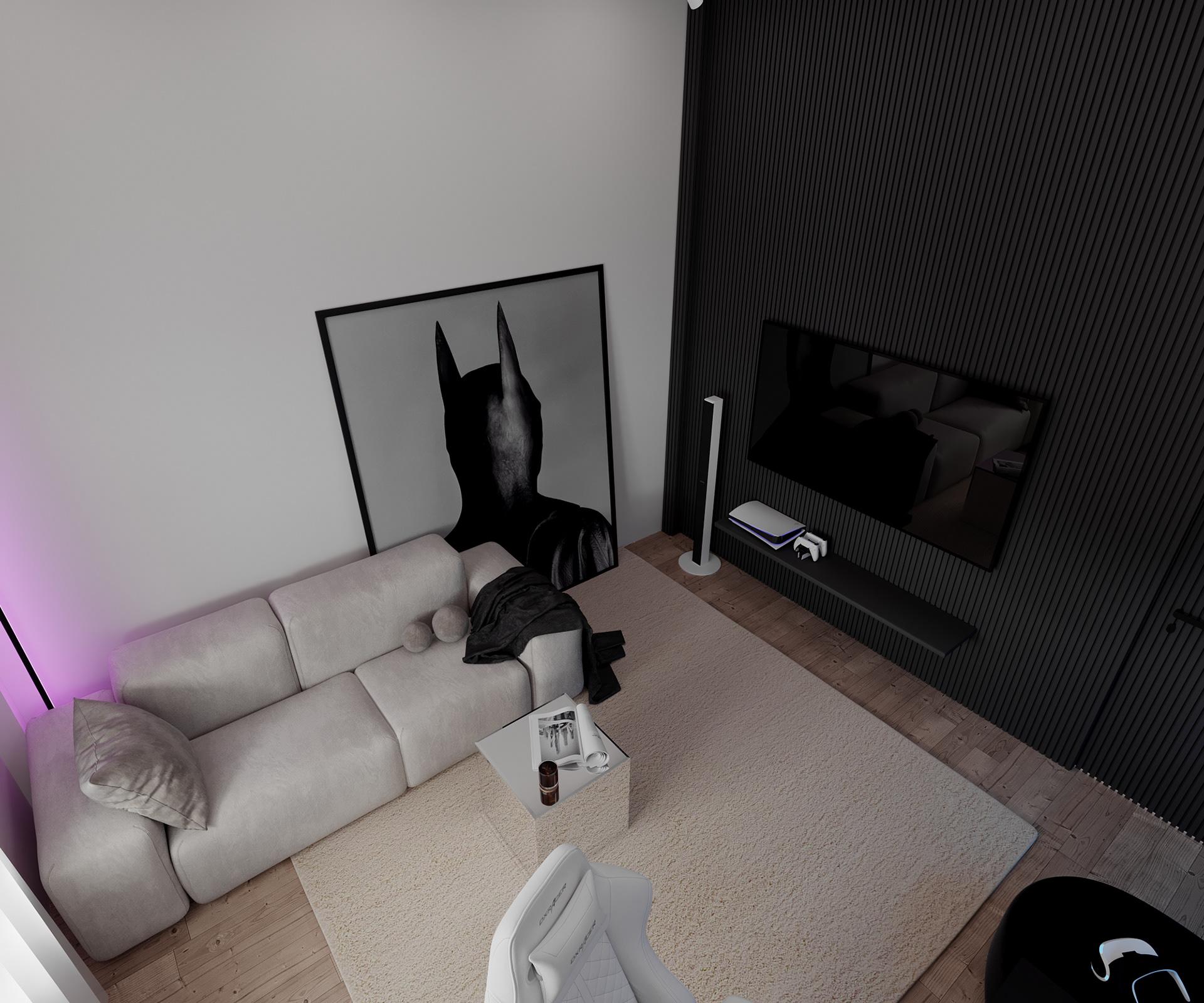 SUPERHERO 极简游戏室设计丨Tanya Sova-7