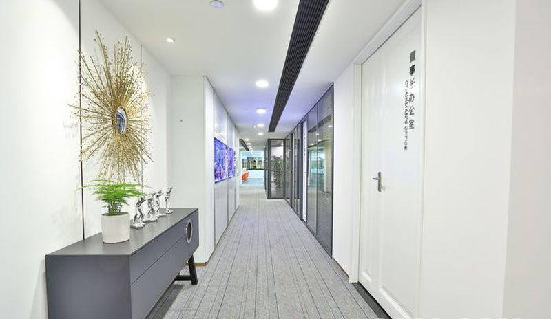 广州奥肽生物科技现代简约办公室设计-5