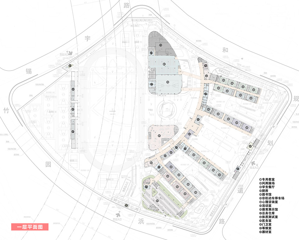 无锡市新吴区世新实验学校丨中国无锡丨米丈建筑-111