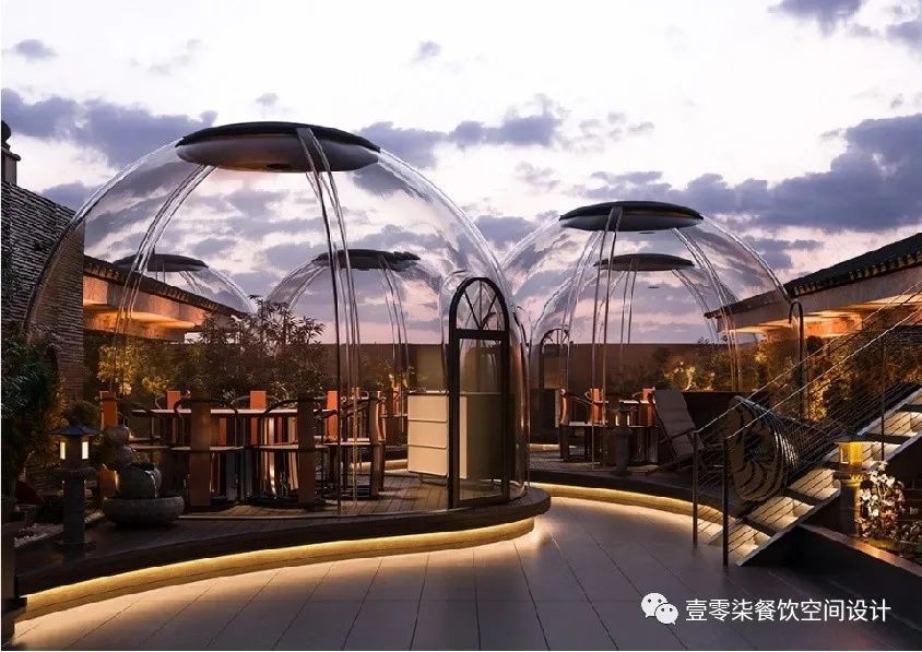 广州天台餐吧空中花园餐厅设计丨中国广州丨广州壹零柒餐饮设计公司-14