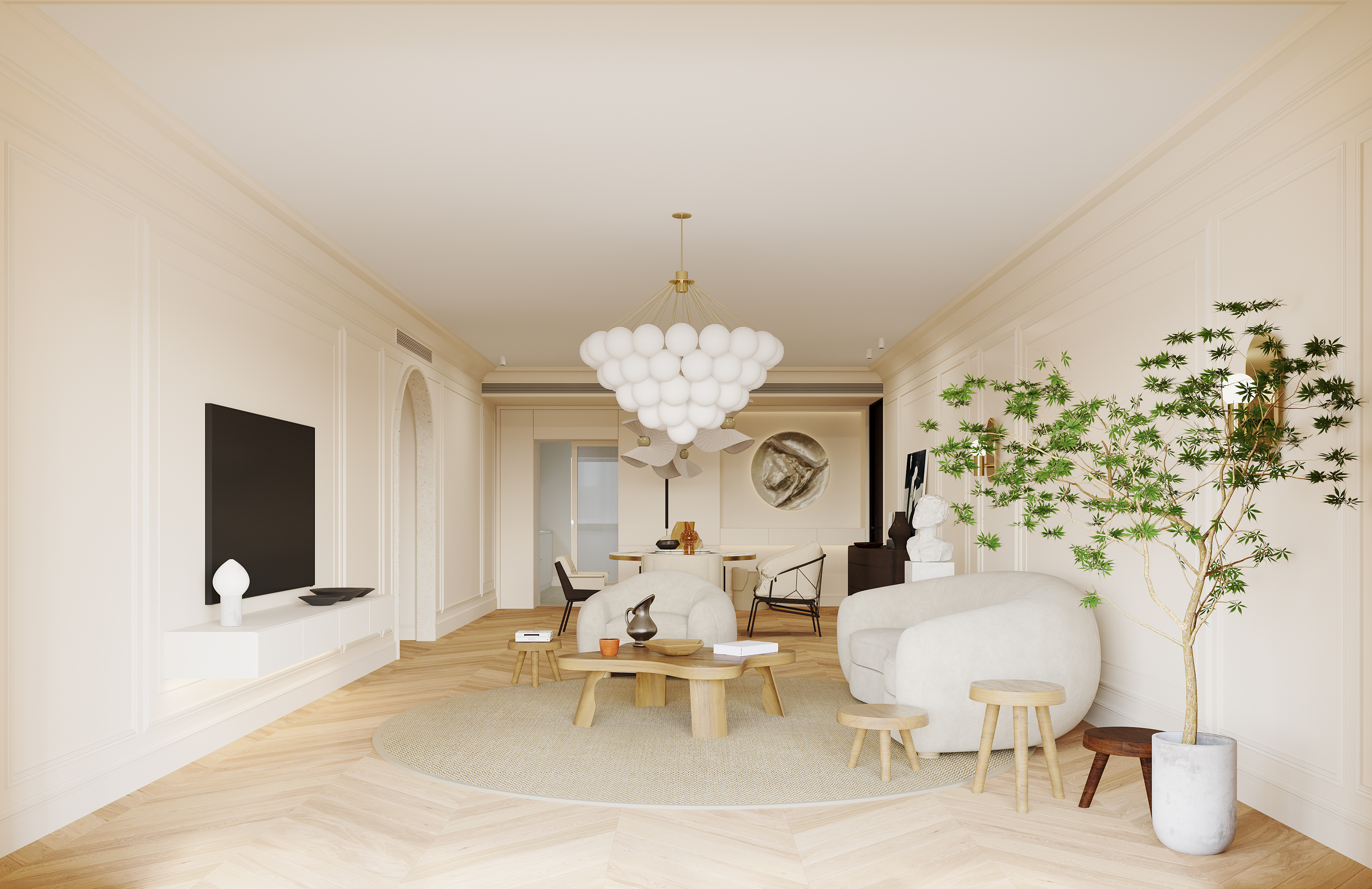 法式简约风住宅-7