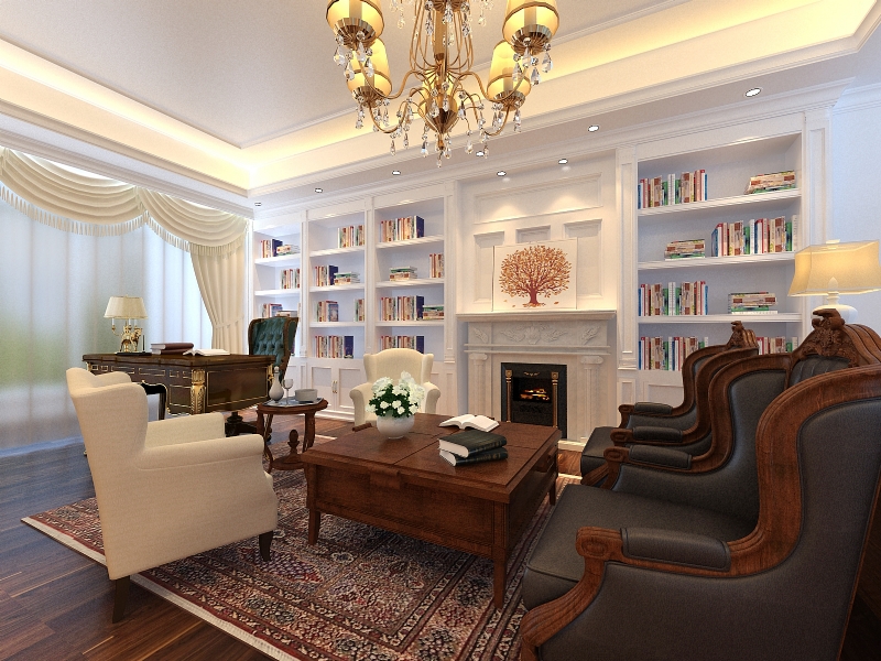 上海实创装饰 东方城市花园两居室美式乡村风格装修案例解析-5