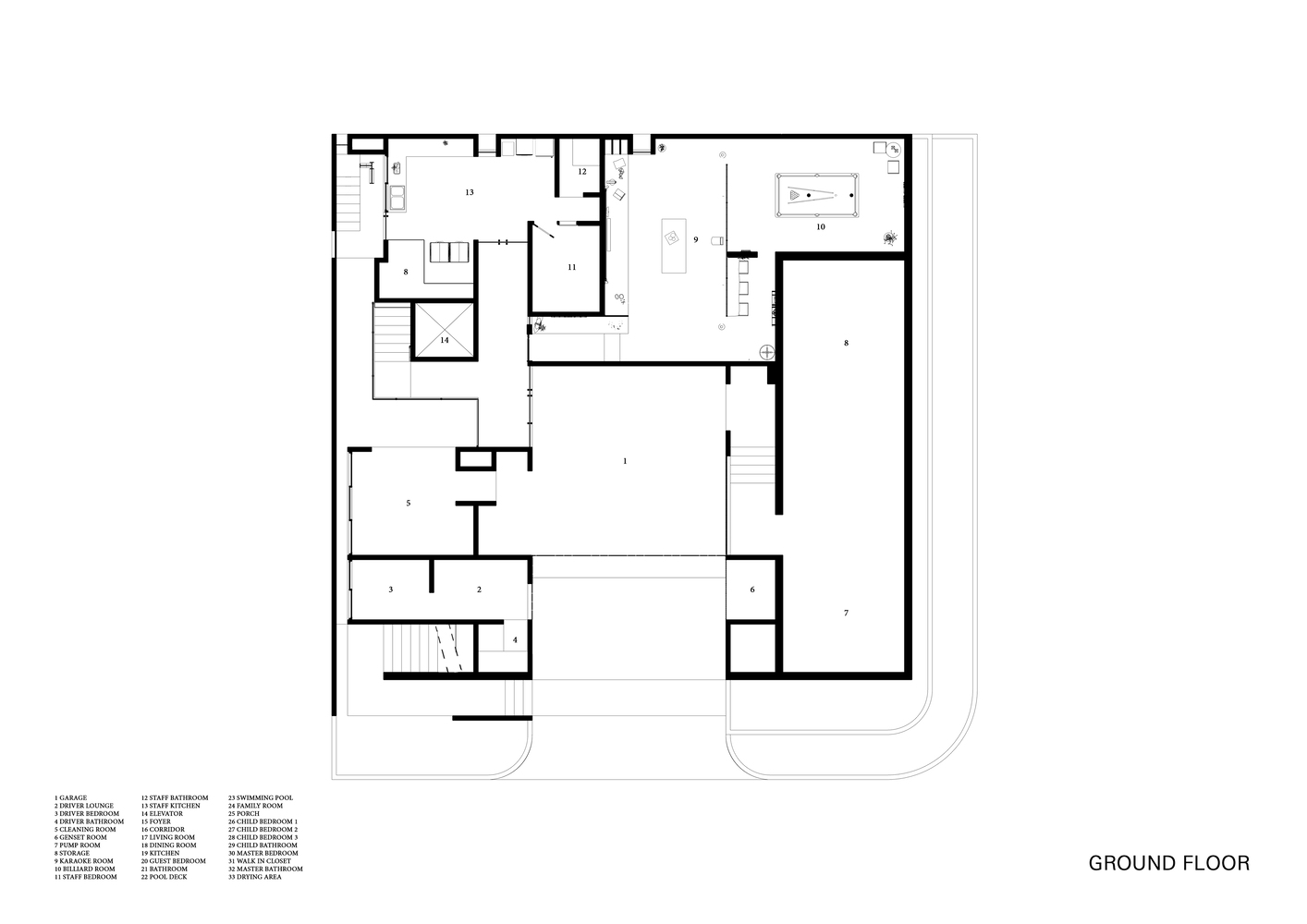 印度尼西亚 Rubic JG 住宅丨Gets Architects-33