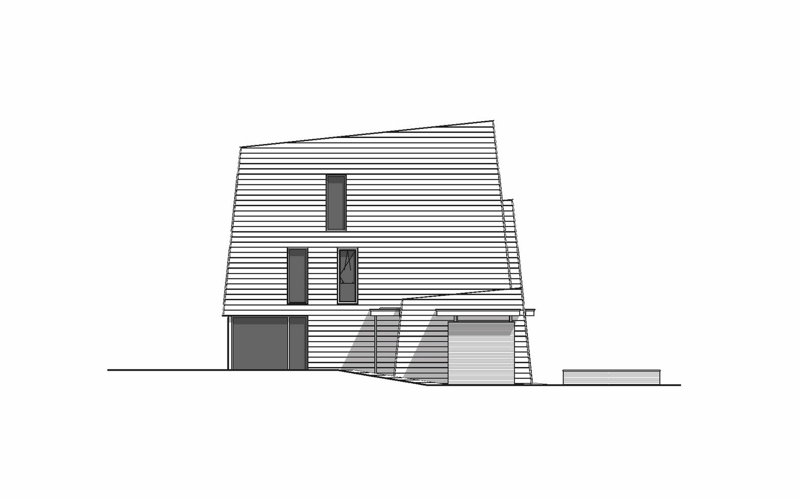 荷兰森林中的现代住宅-55