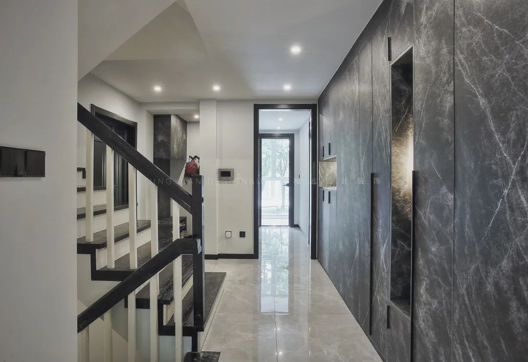 200㎡现代简约黑白灰,无主灯设计演绎个性空间高质感-76