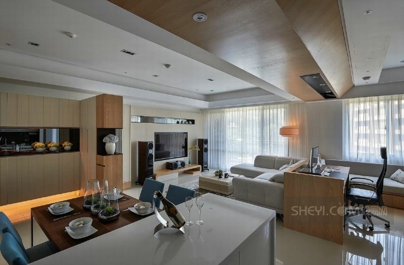 邑品空间设计——感受自然光感与开阔尺度的紓压空间-6